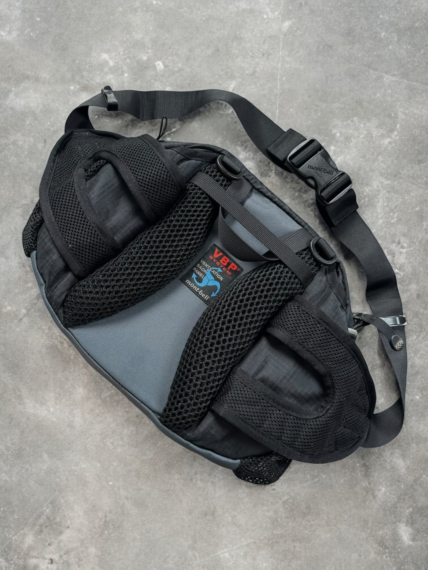 Vintage 2000's Montbell technical sling bag / waist bag