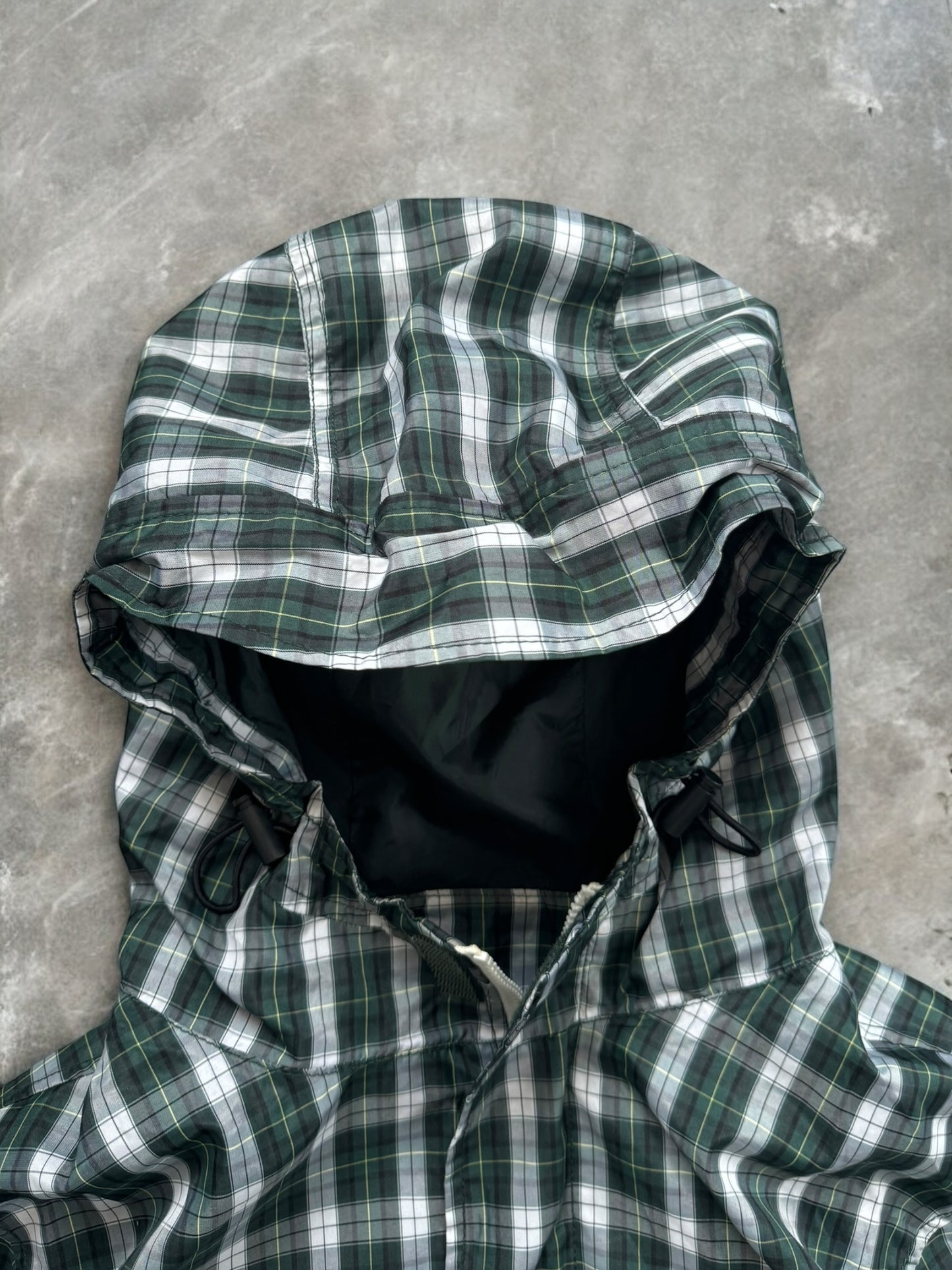 Vintage tartan / plaid technical jacket (S)