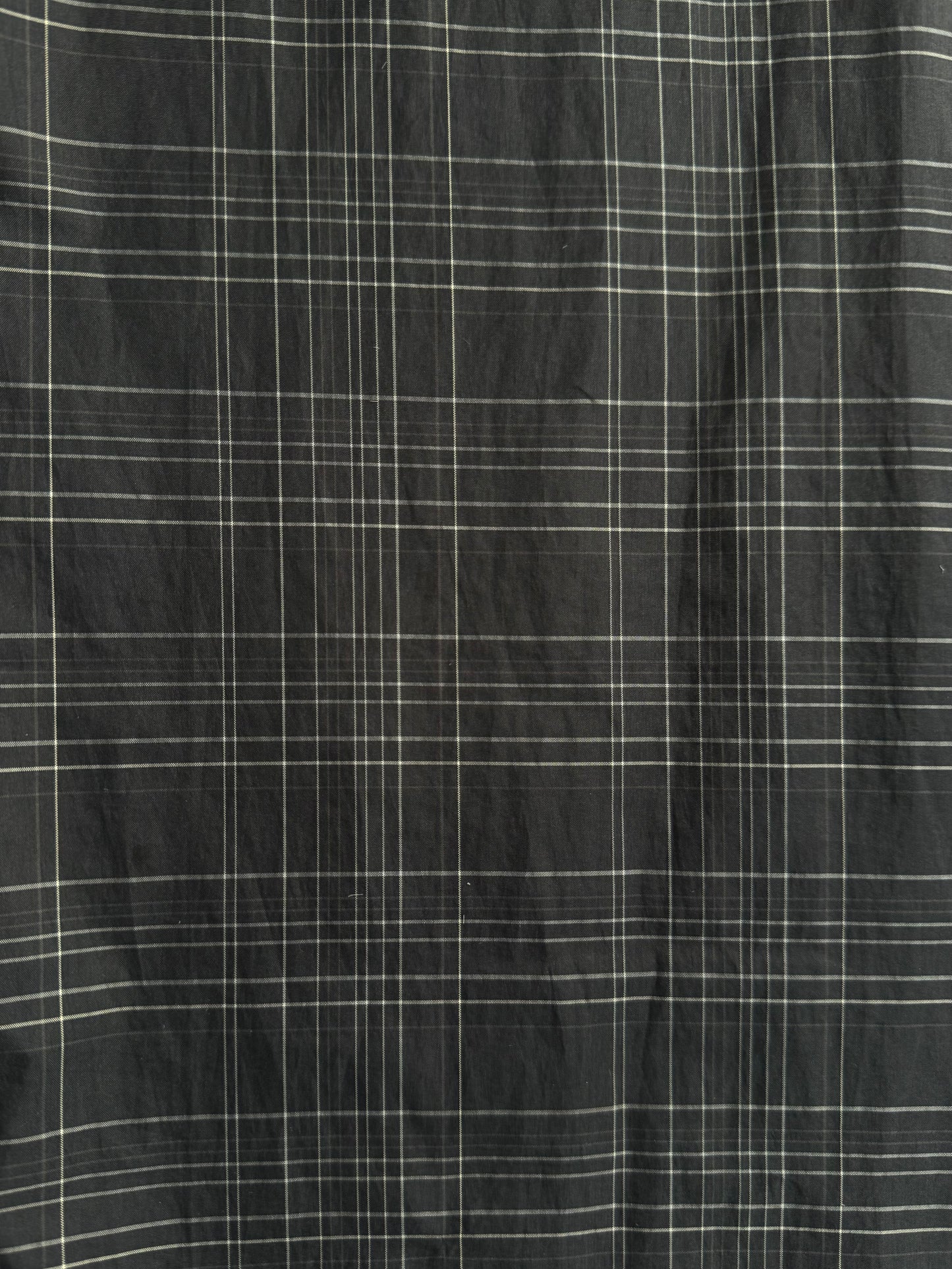 Vintage 2000's black and grey Nike embroidered swoosh logo tartan / plaid reversible technical jacket (XL)