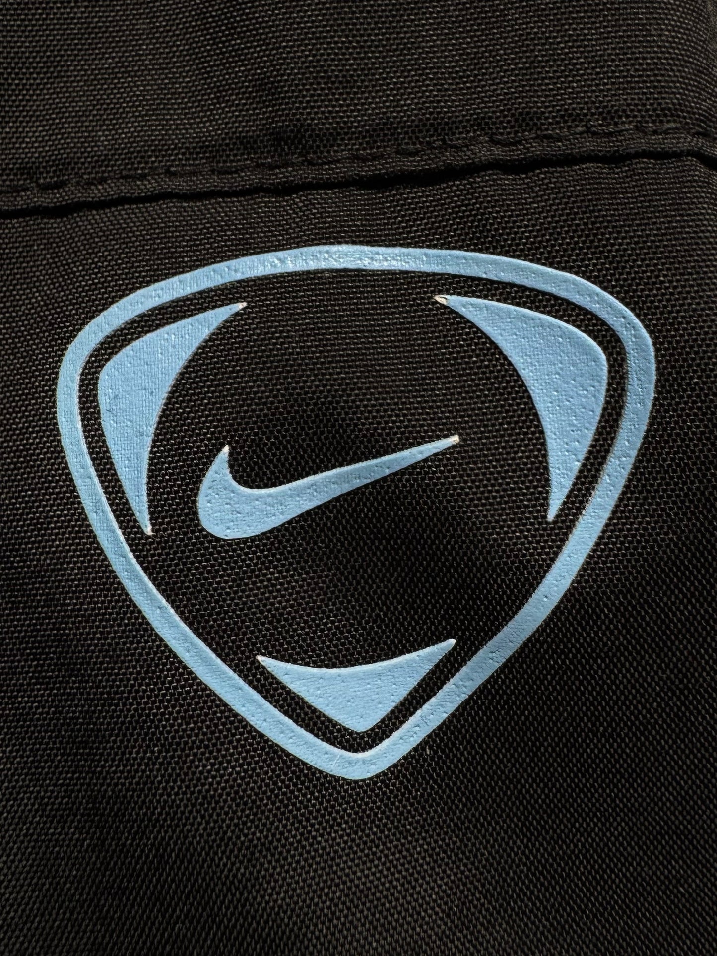 Vintage 2000's black and blue Nike Aston Villa football joggers/track pants (M)