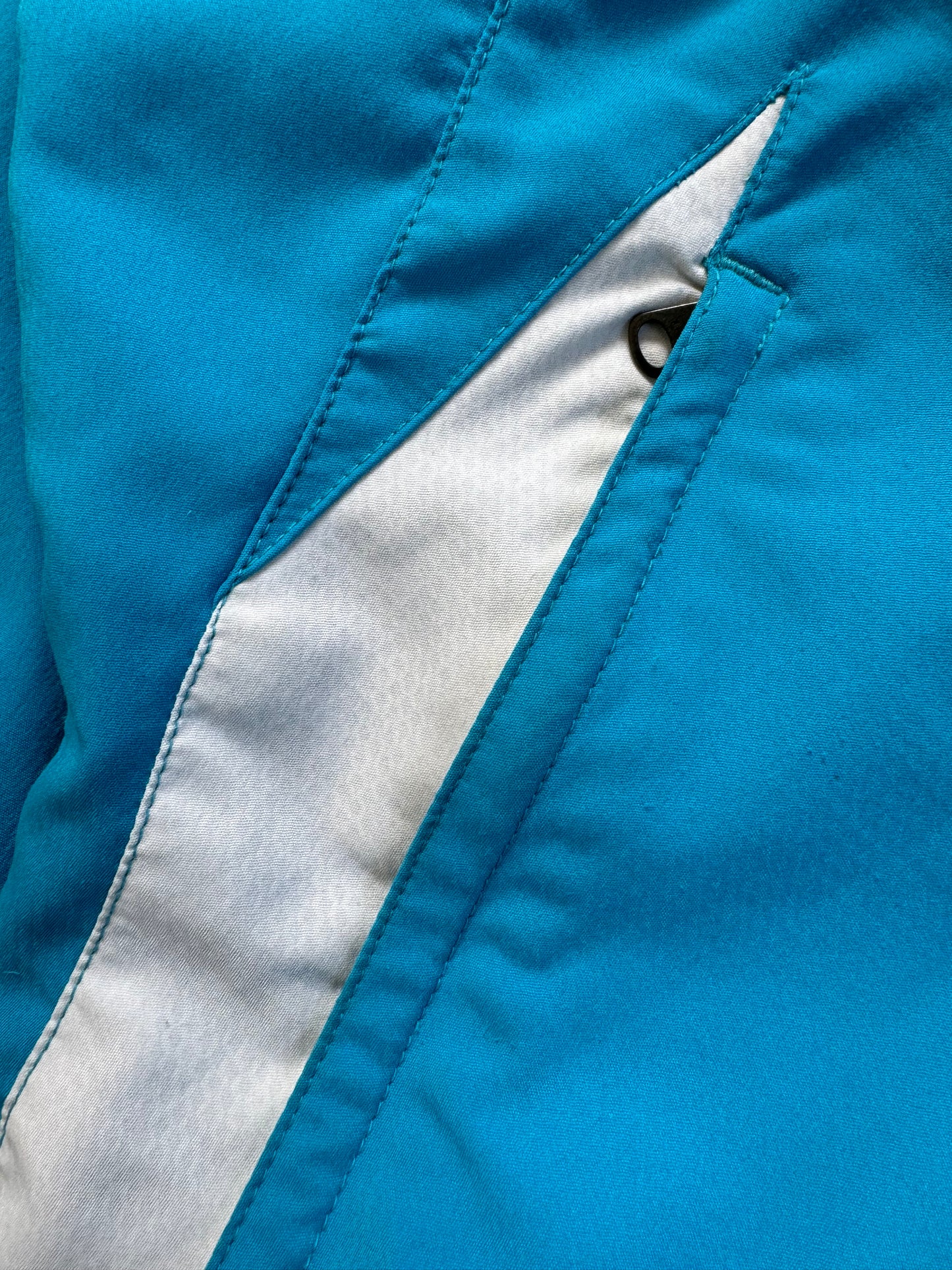 Vintage 2000's Y2K blue and white Nike T90 Inter Milan football technical track jacket (M)