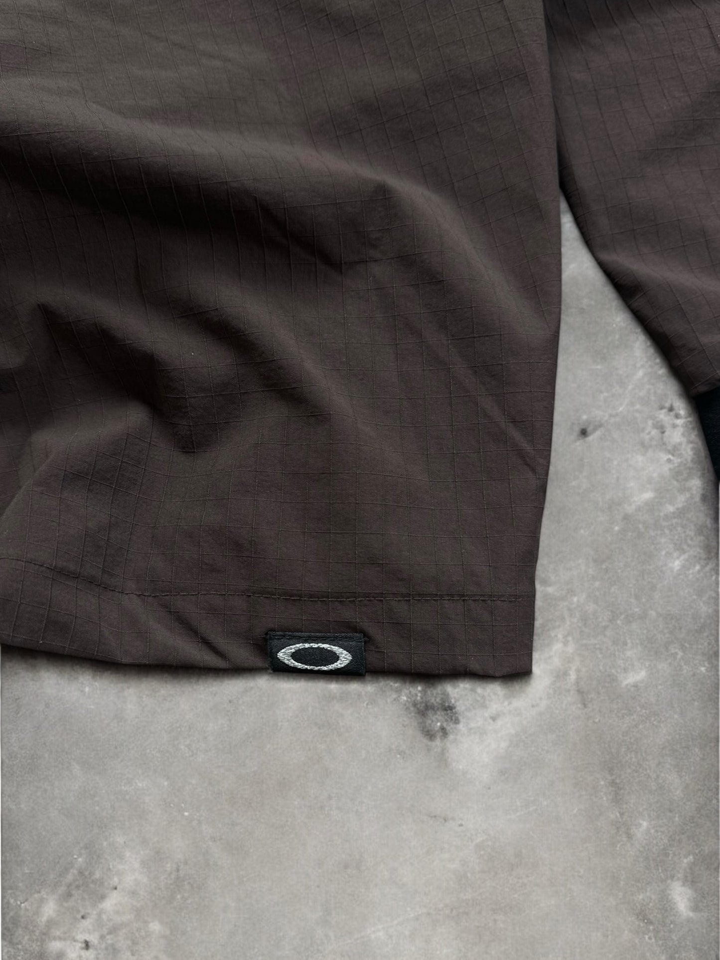 Brown and black Oakley Technical jacket (M)