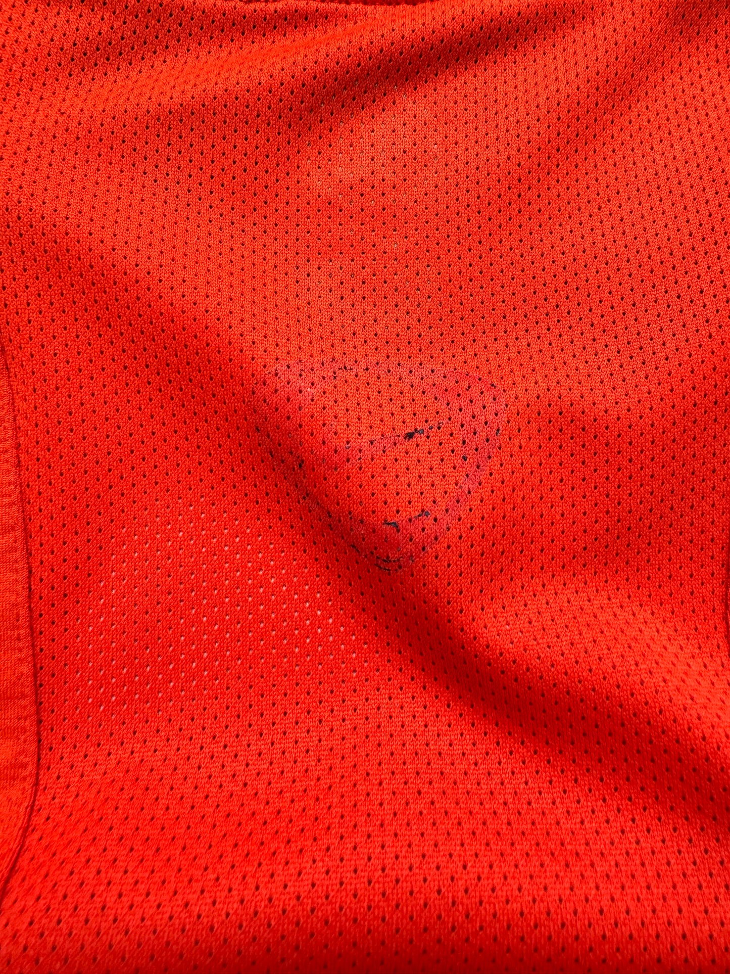 Vintage 2000's Nike T90 sunset orange two tone panelled technical t shirt (L)