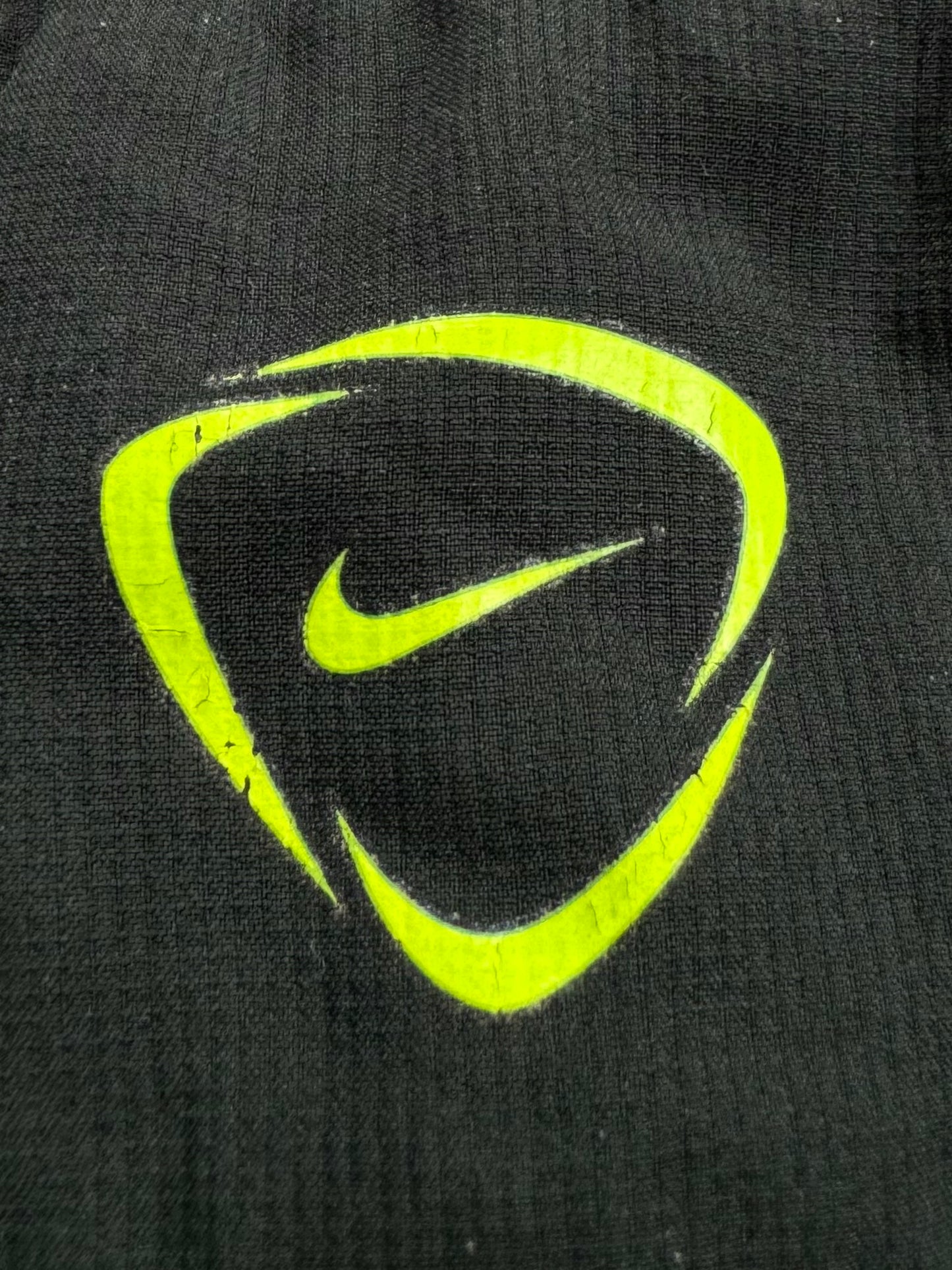 Vintage dark green and neon Nike Brazil football joggers/track pants (L)