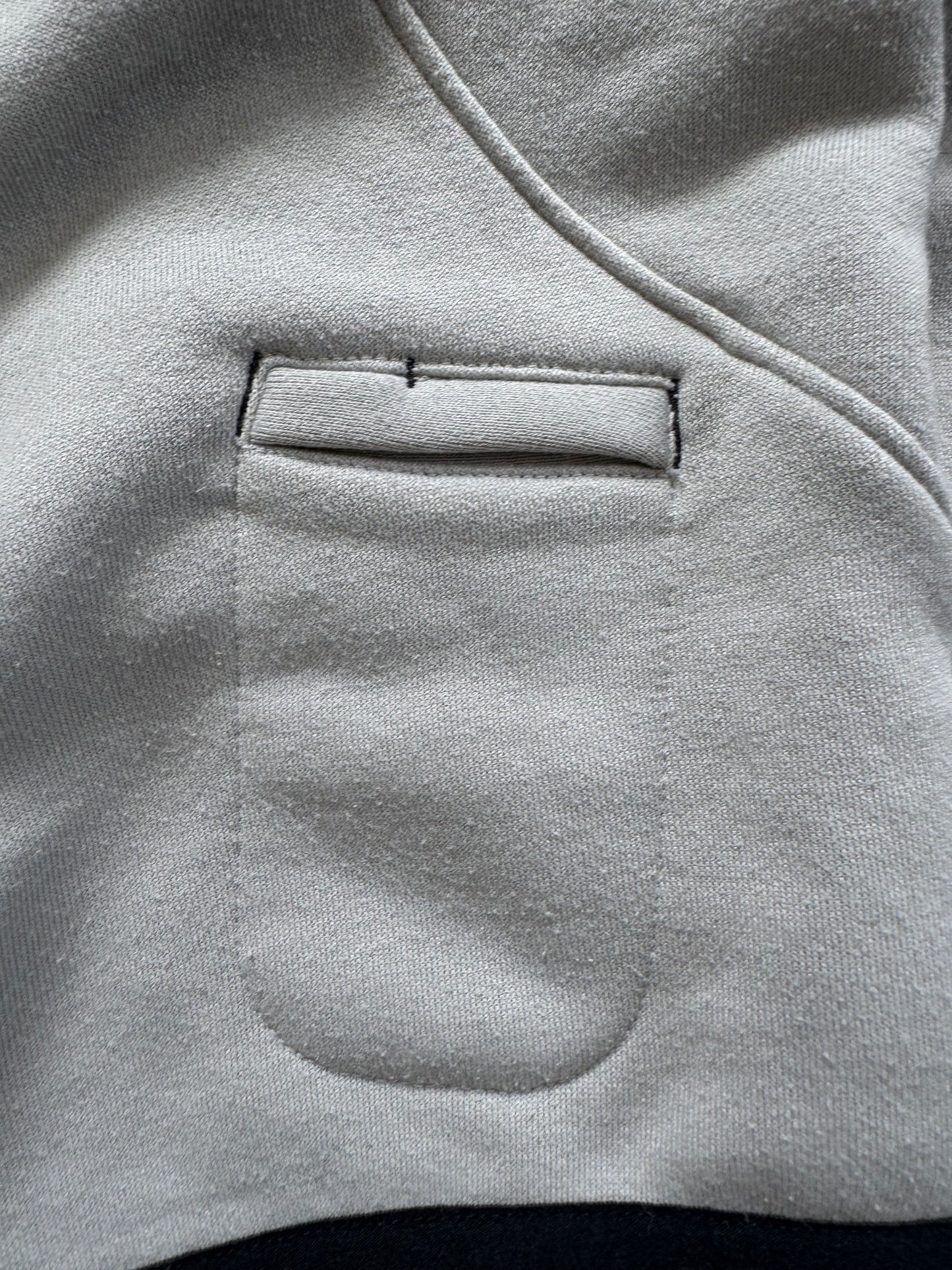 Vintage 2000's black and light grey Oakley graphic print logo zip up technical hoodie (M)