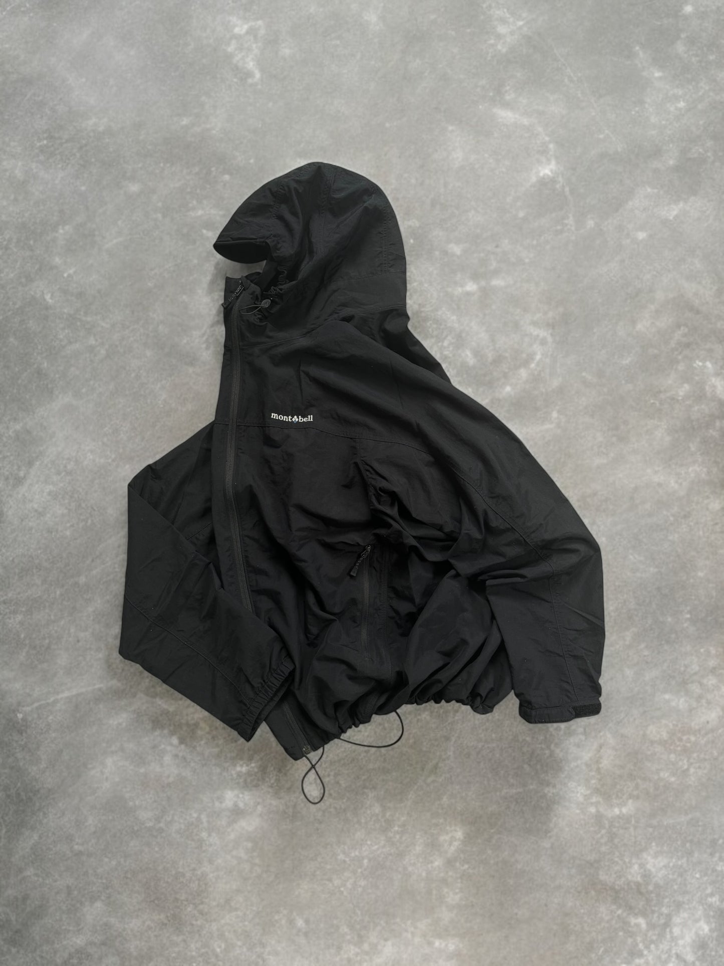Black Montbell technical light weight jacket (L)