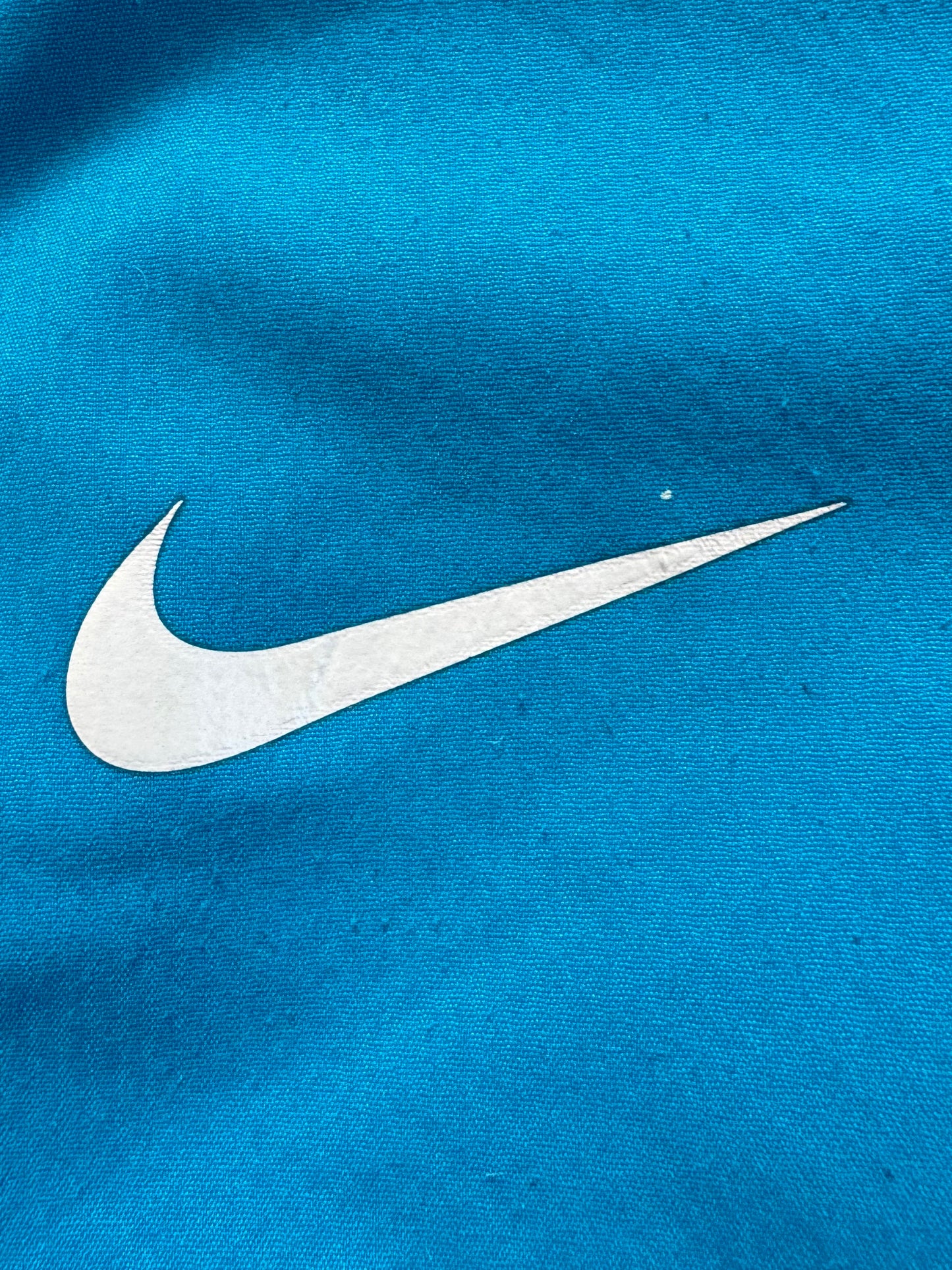 Vintage 2000's Y2K blue and white Nike T90 Inter Milan football technical track jacket (M)