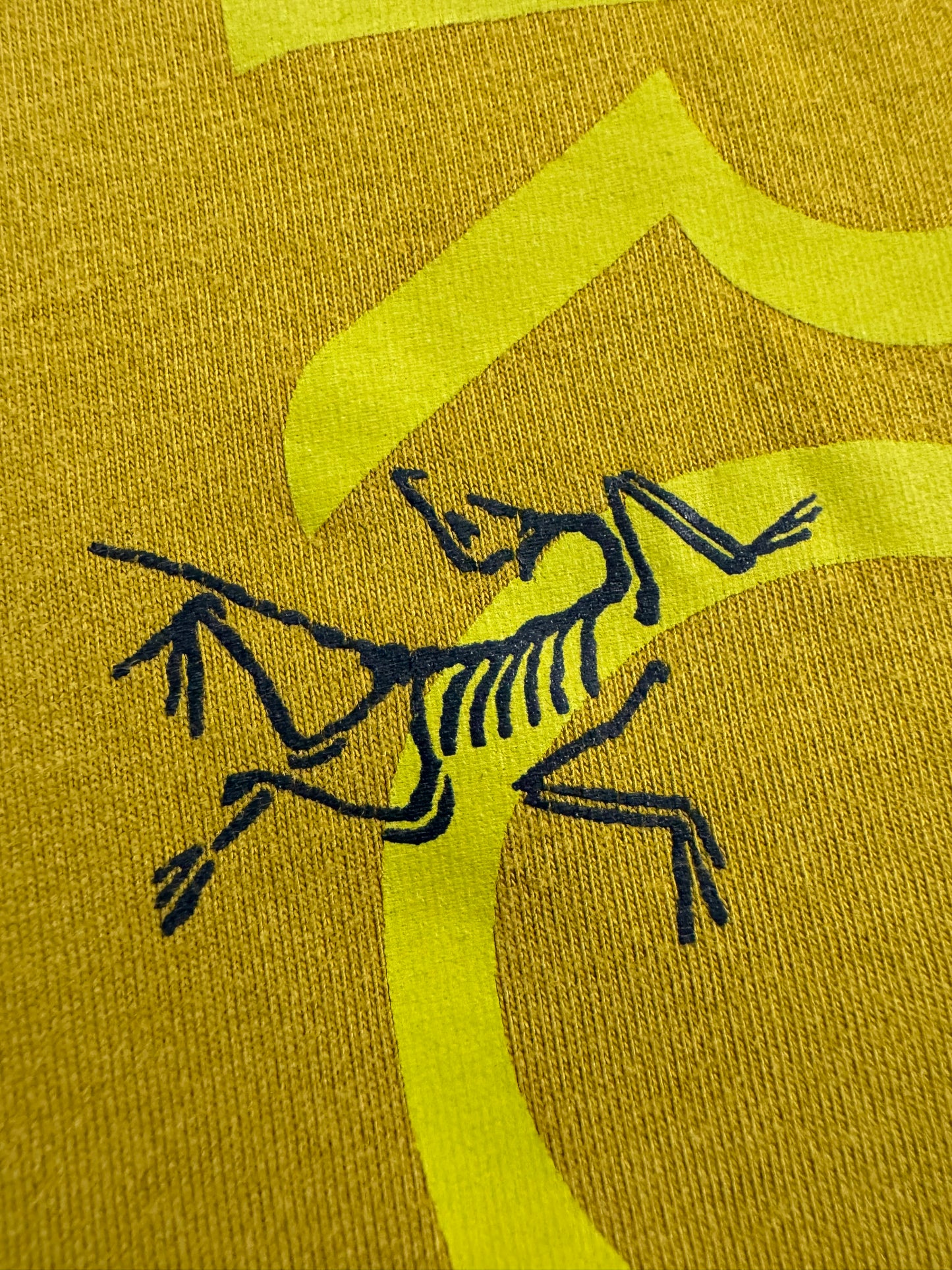 Vintage Arctery two tone graphic print t shirt (XL)