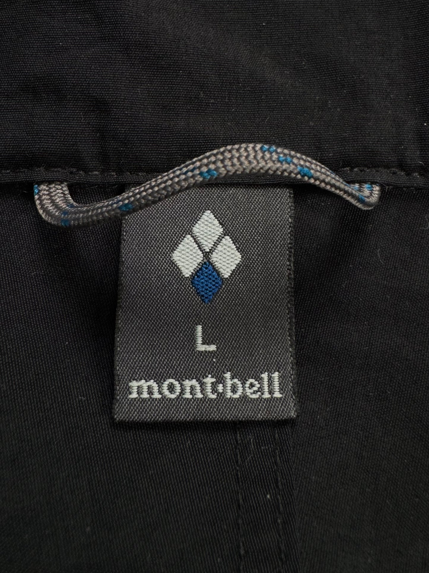 Black Montbell technical light weight jacket (L)