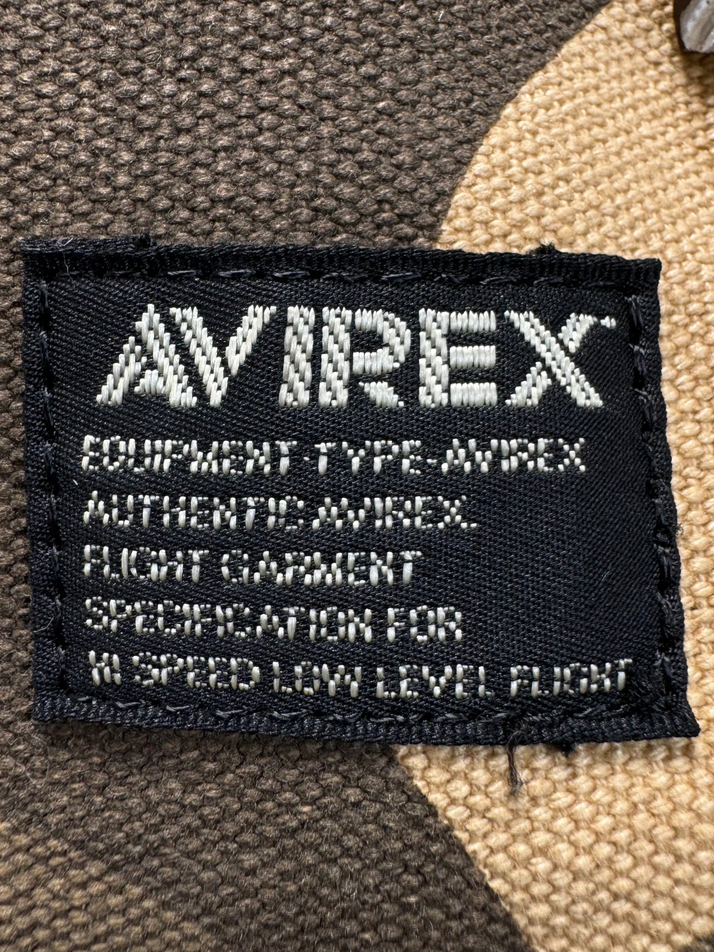 Vintage 90's camo Avirex technical sling bag