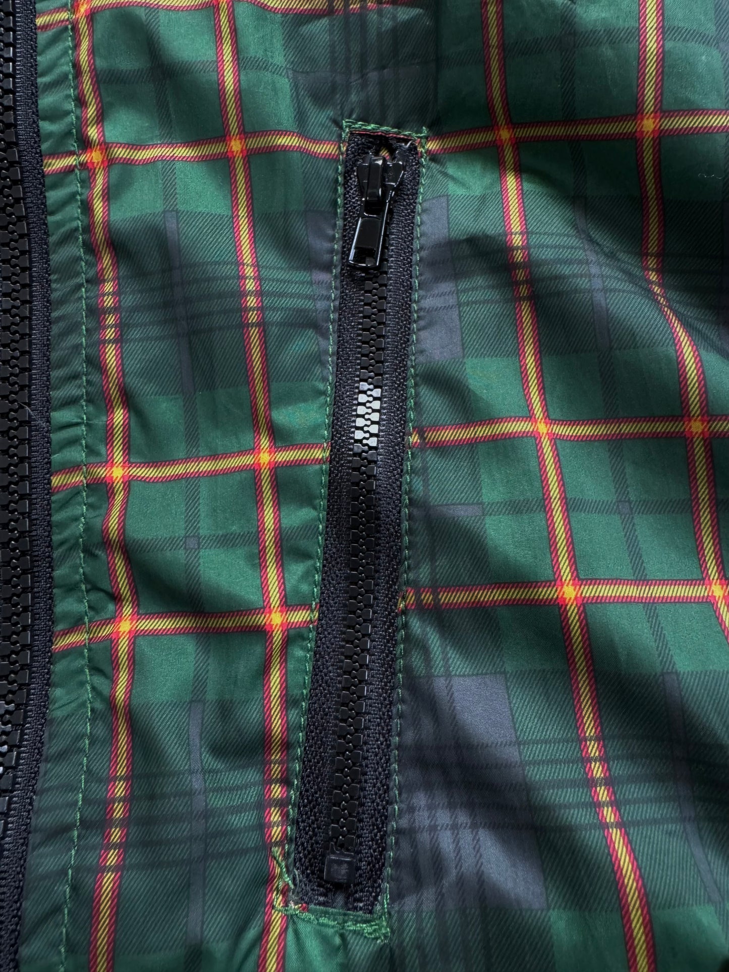 Vintage tartan / plaid technical jacket (M)