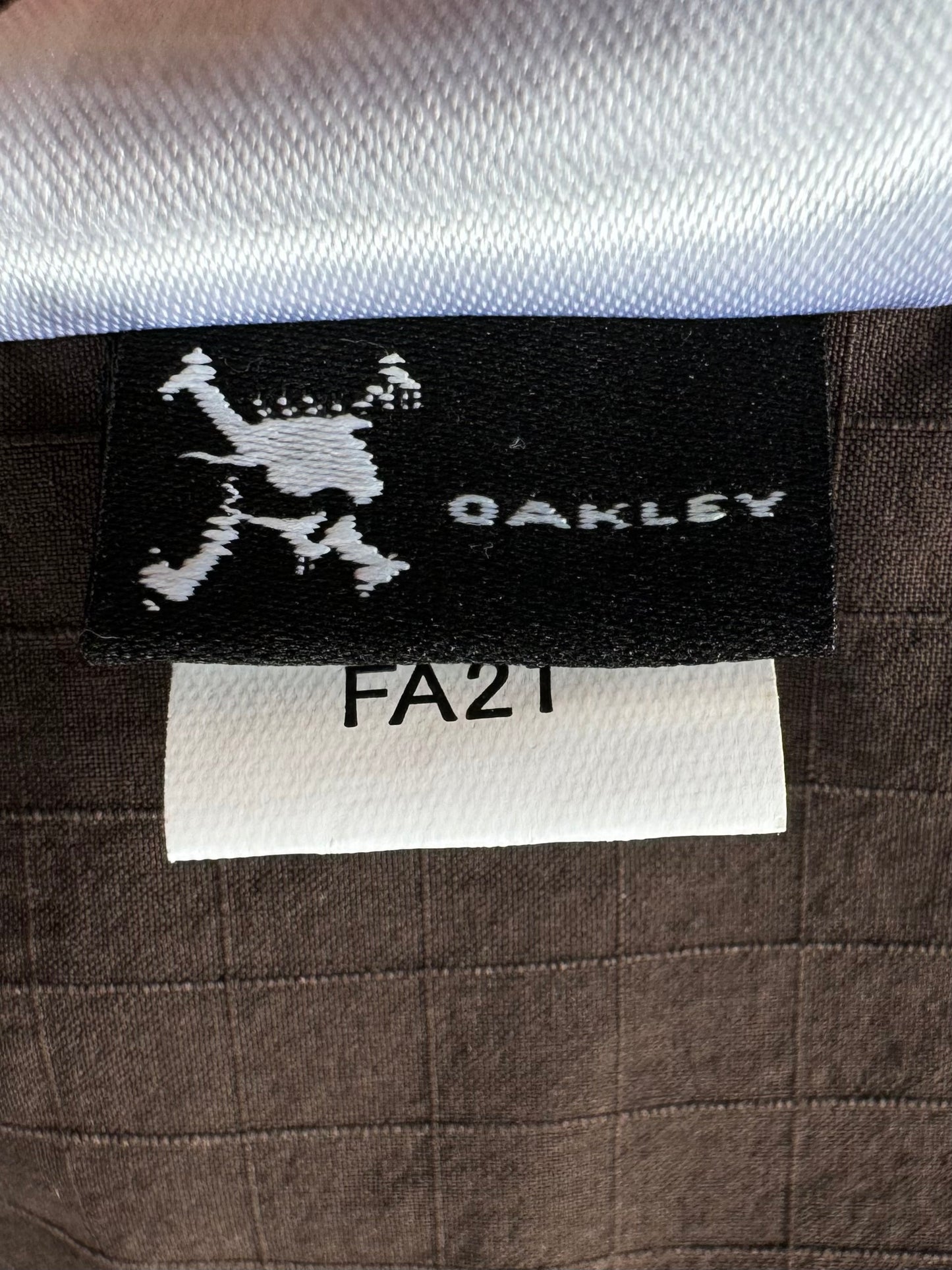 Brown and black Oakley Technical jacket (M)