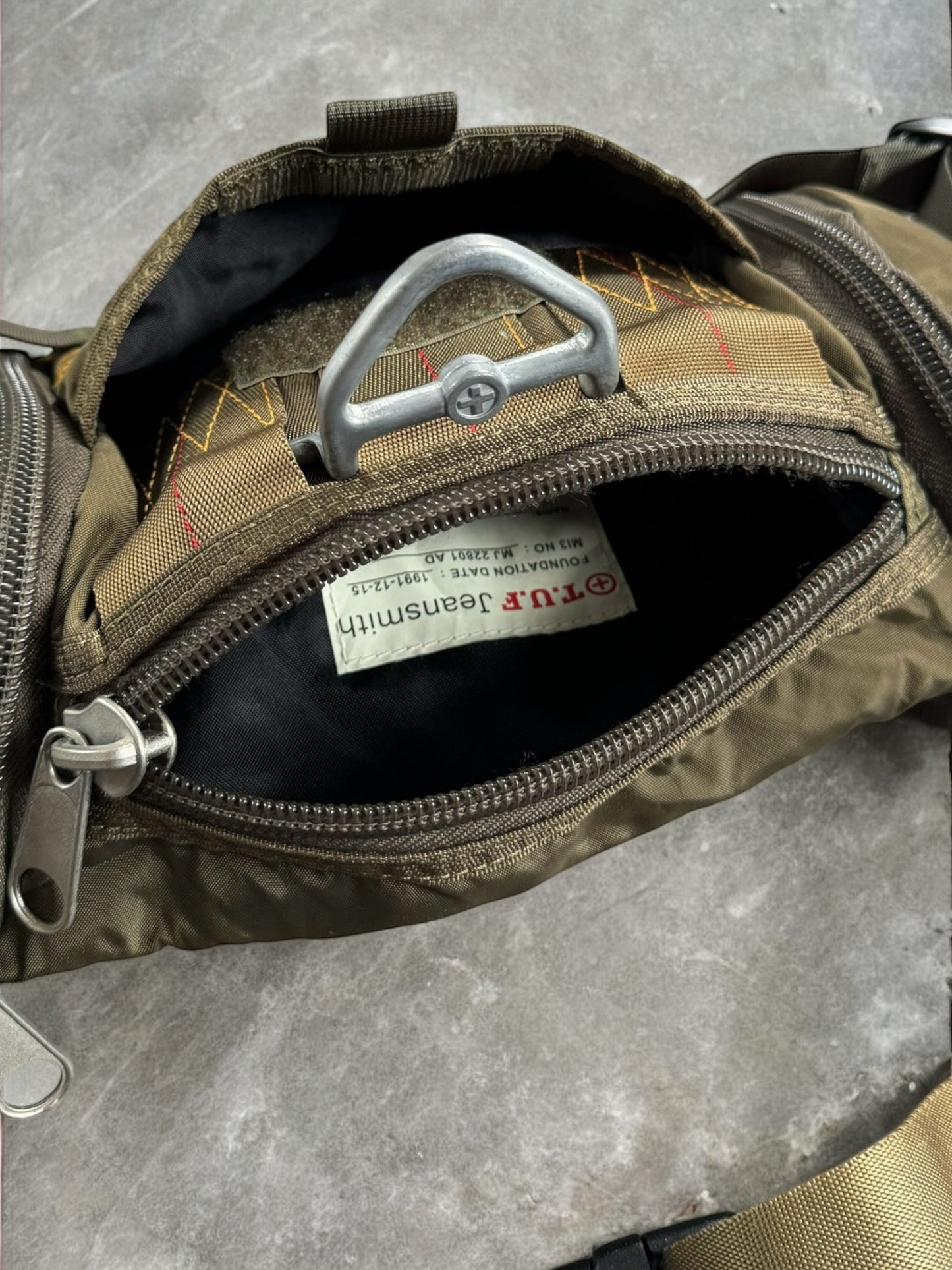 Vintage 90's archival Tough Jeans
INC technical sling bag / waist bag