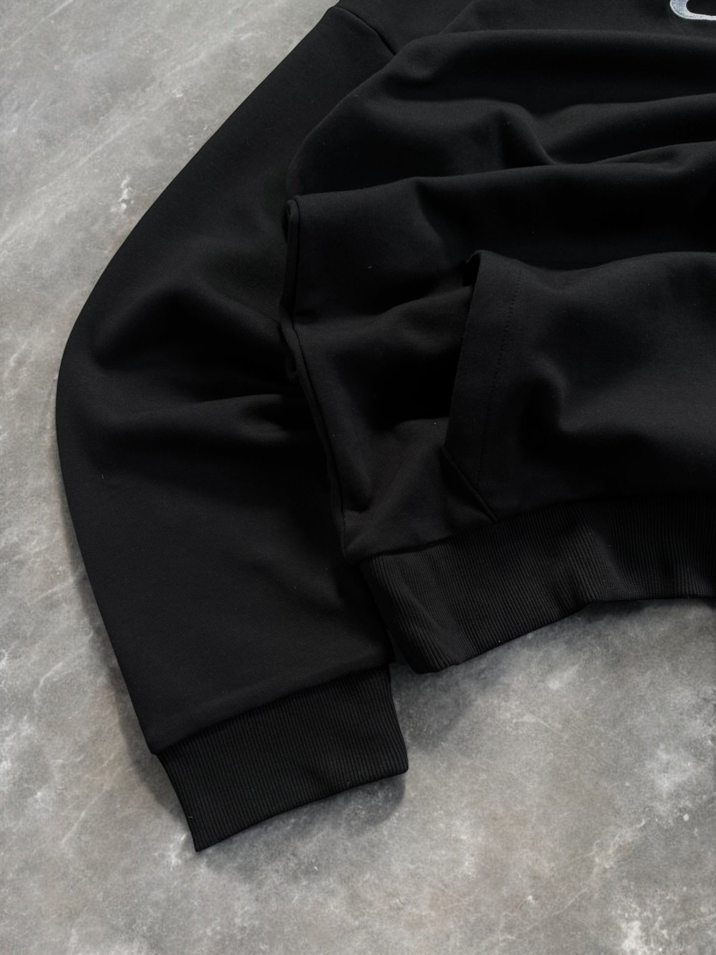 Black and white Oakley centre logo embroidered hoodie (L)
