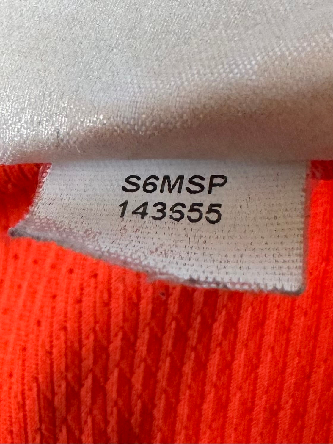 Vintage 2000's Nike T90 sunset orange two tone panelled technical t shirt (L)