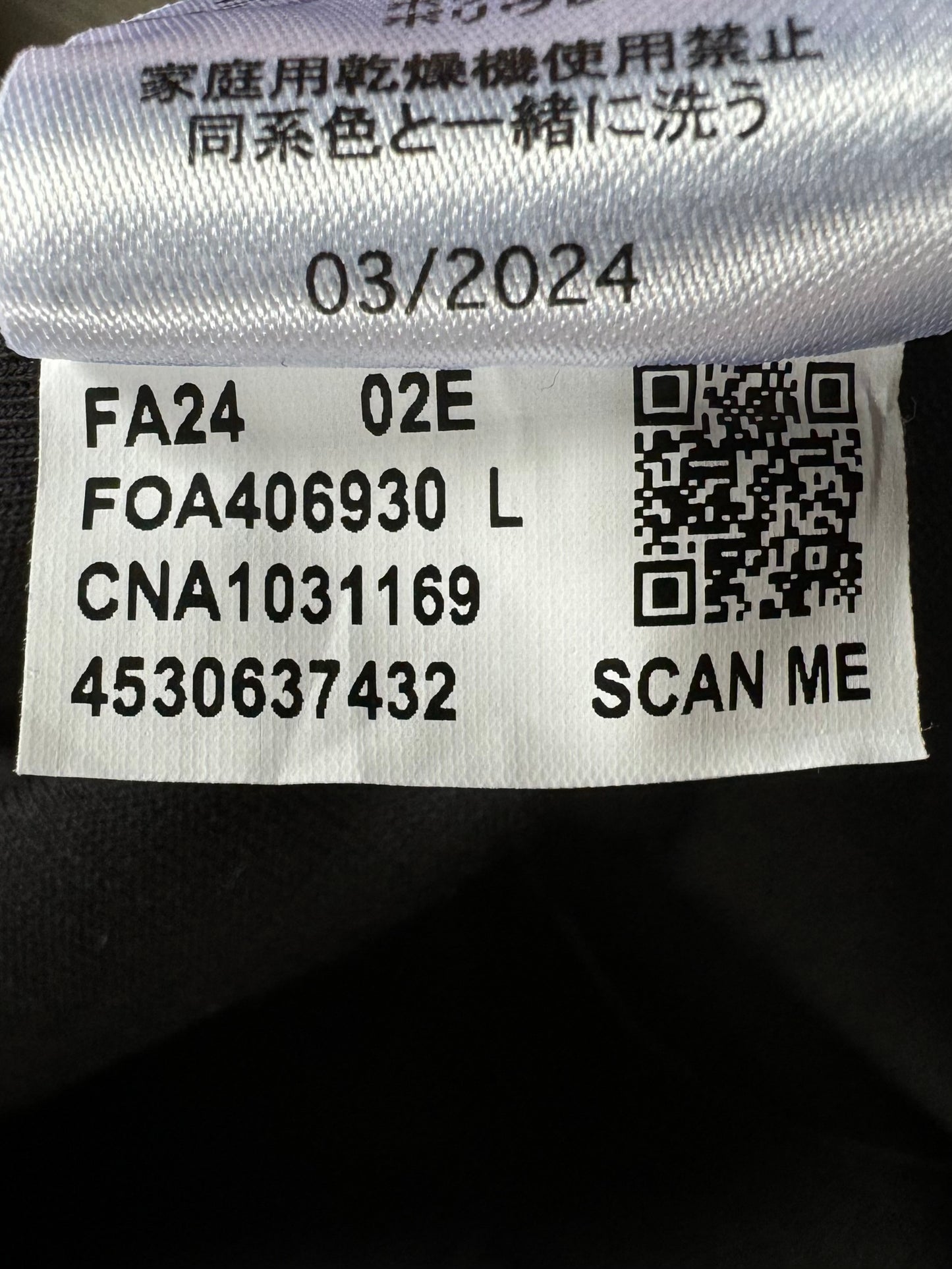 Black and white Oakley centre logo embroidered hoodie (L)