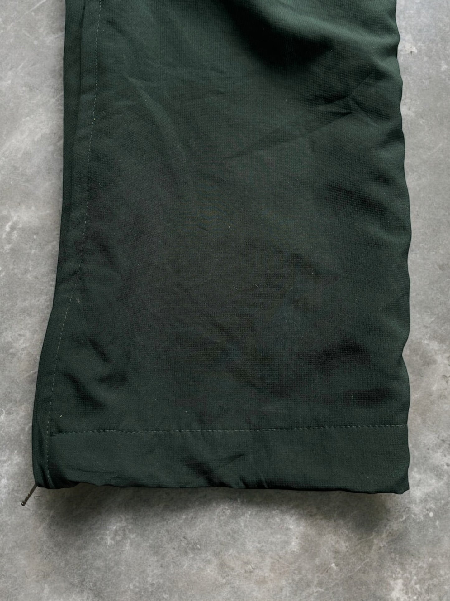 Vintage dark green and neon Nike Brazil football joggers/track pants (L)