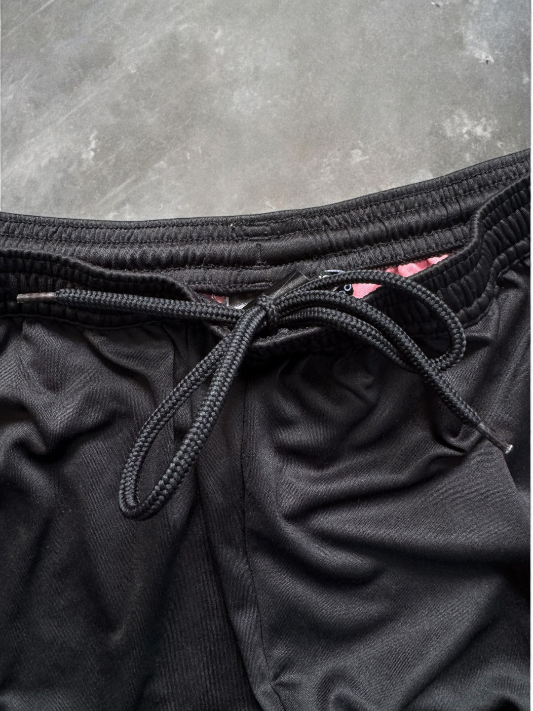 Vintage 2000's black and pink Adidas Juventus football shorts (M)