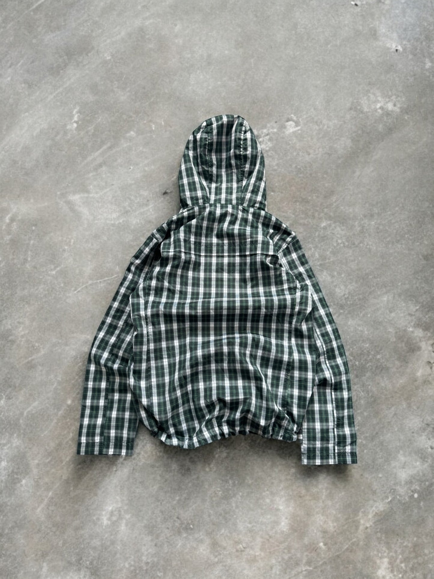 Vintage tartan / plaid technical jacket (S)