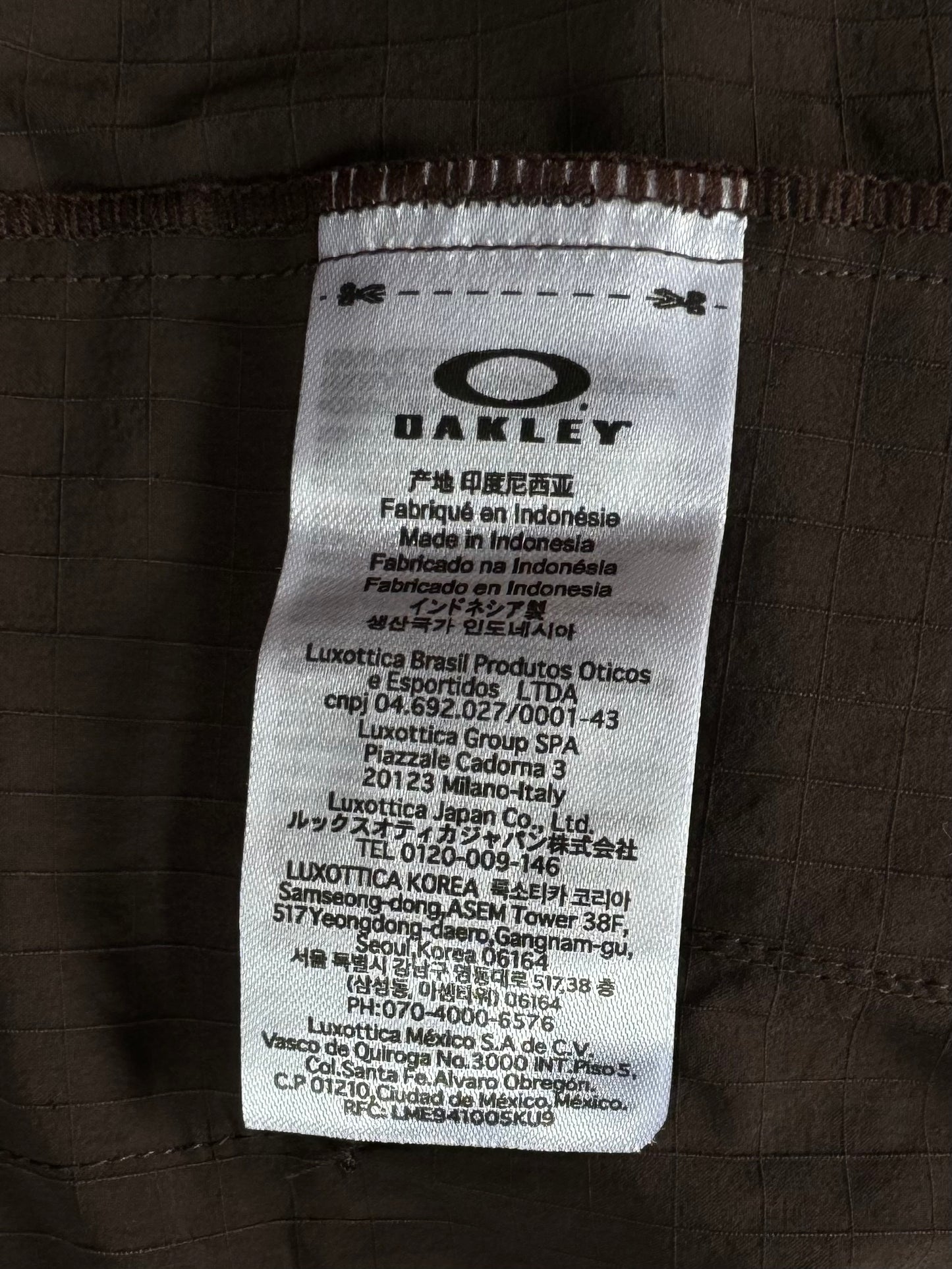 Brown and black Oakley Technical jacket (M)