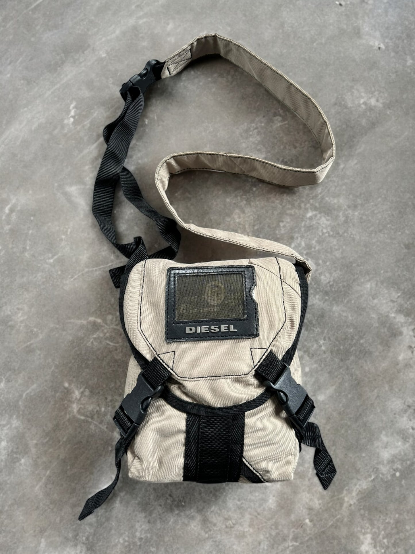 Vintage 2000's Diesel technical sling bag / crossbody bag