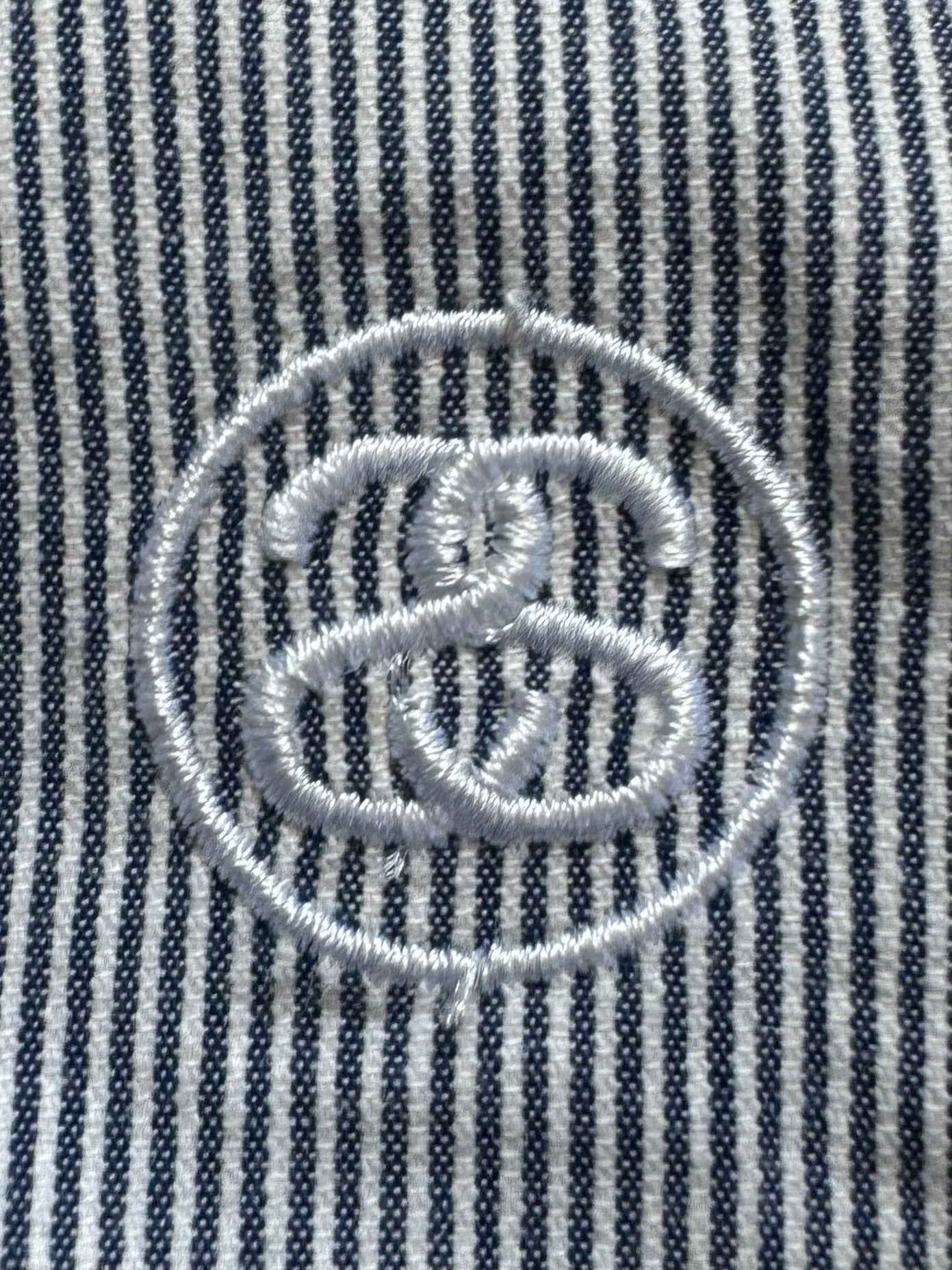 Vintage 2000's striped stussy technical jacket (M)