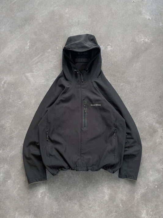 Vintage dark grey Montbell technical soft shell jacket (M)