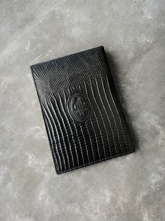 Vintage 1980's black leather CP Company bifold wallet