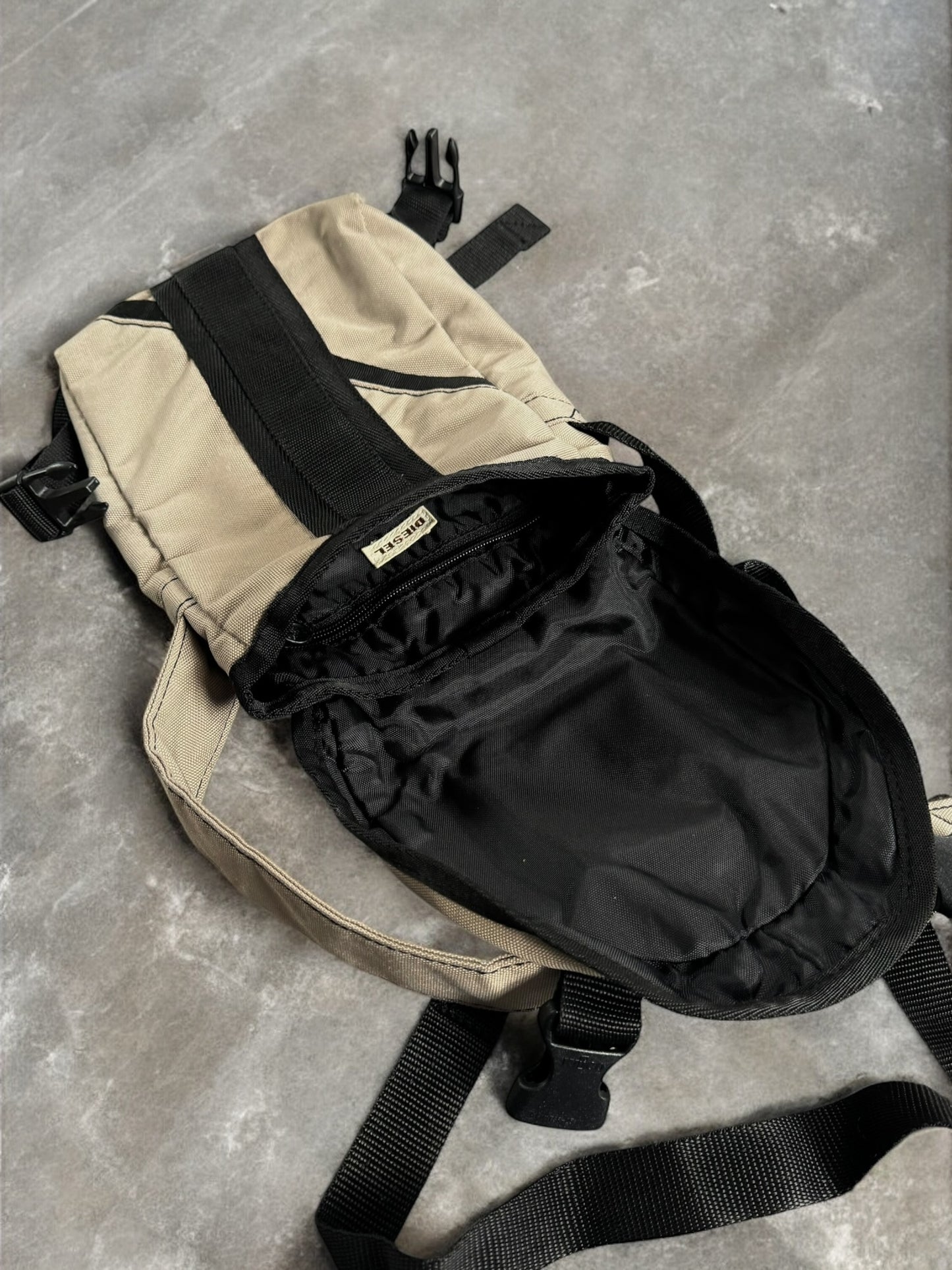 Vintage 2000's Diesel technical sling bag / crossbody bag