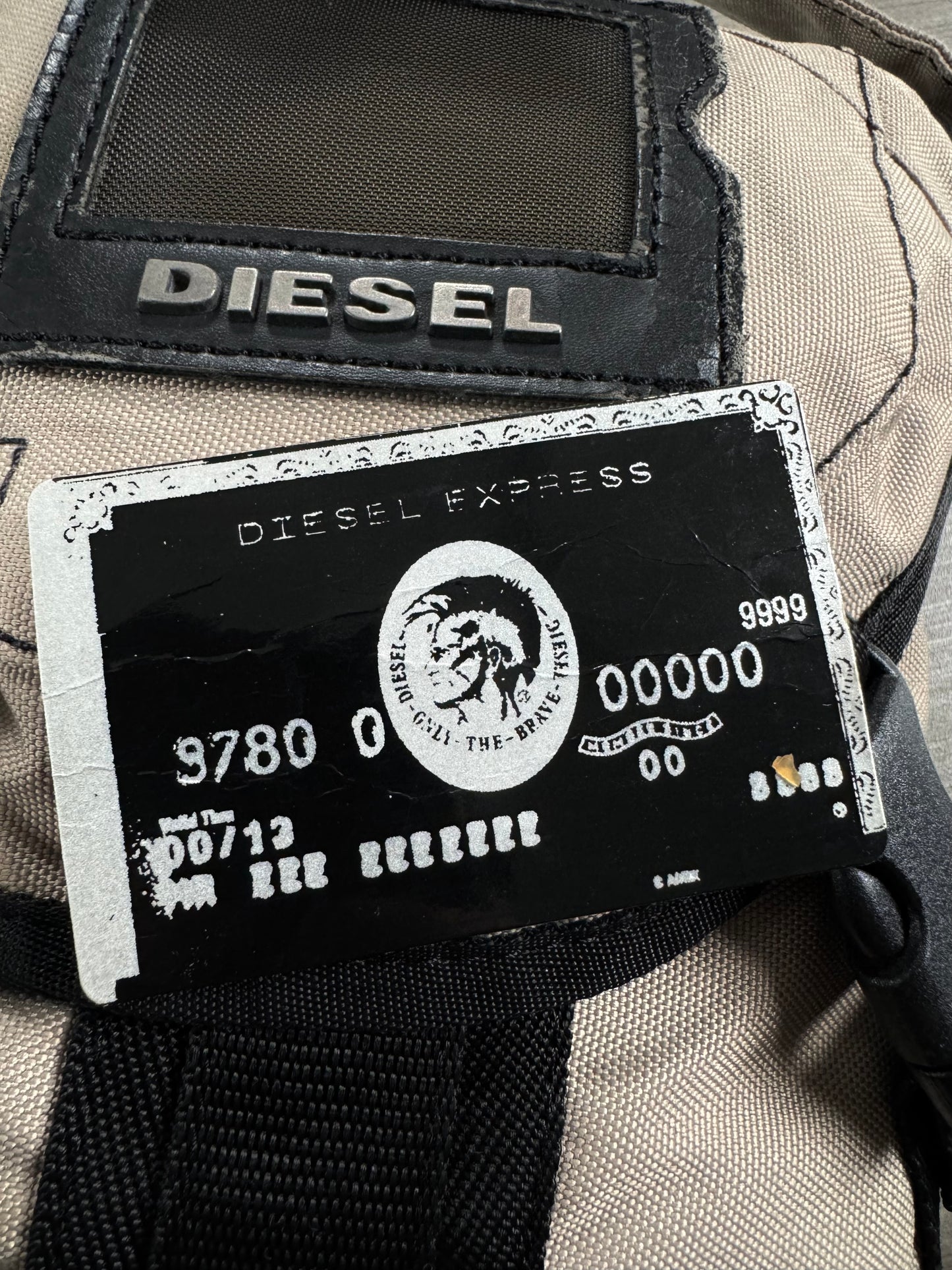 Vintage 2000's Diesel technical sling bag / crossbody bag