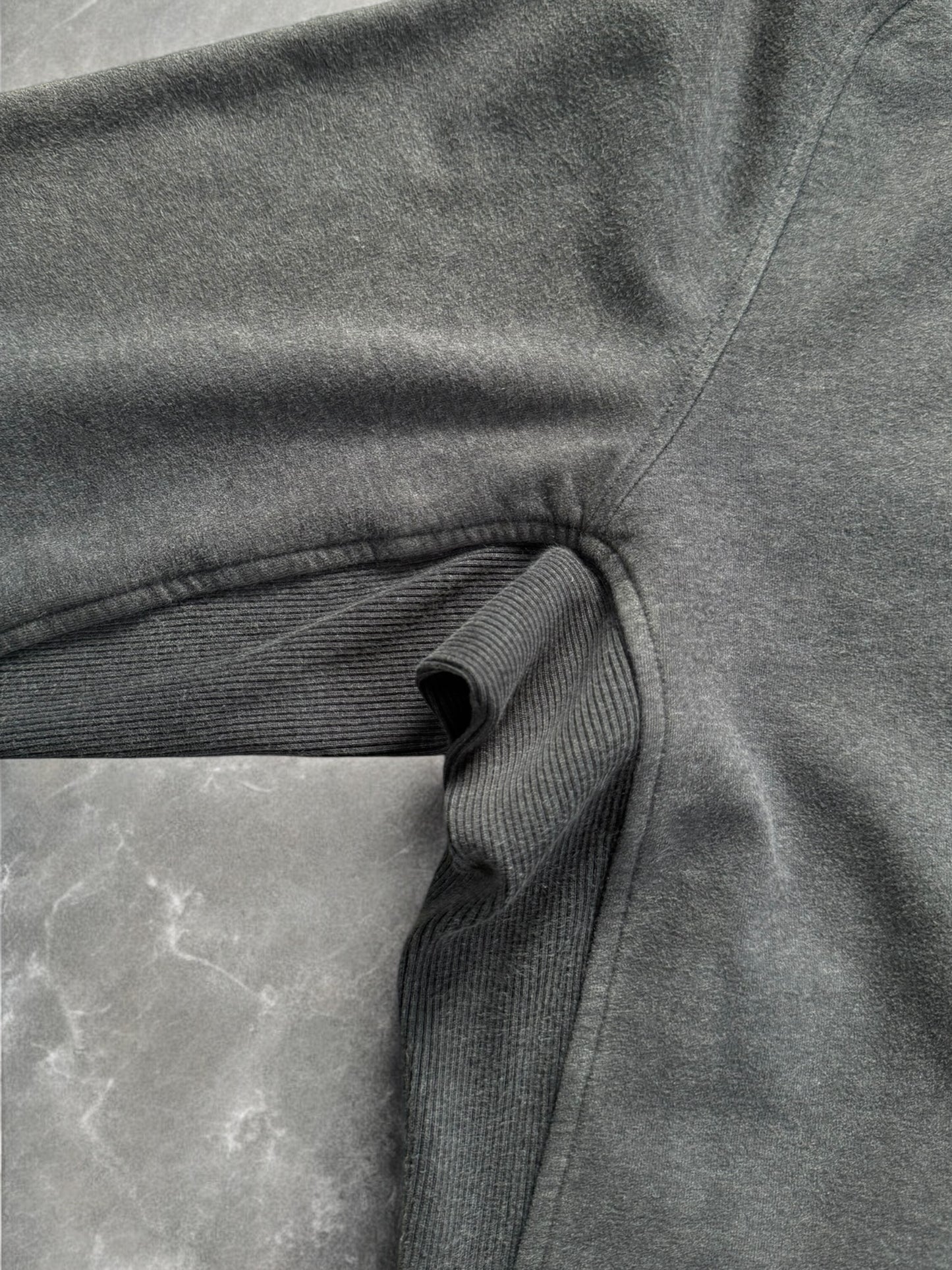 Vintage grey Arc'teryx technical centre logo hoodie (XL)