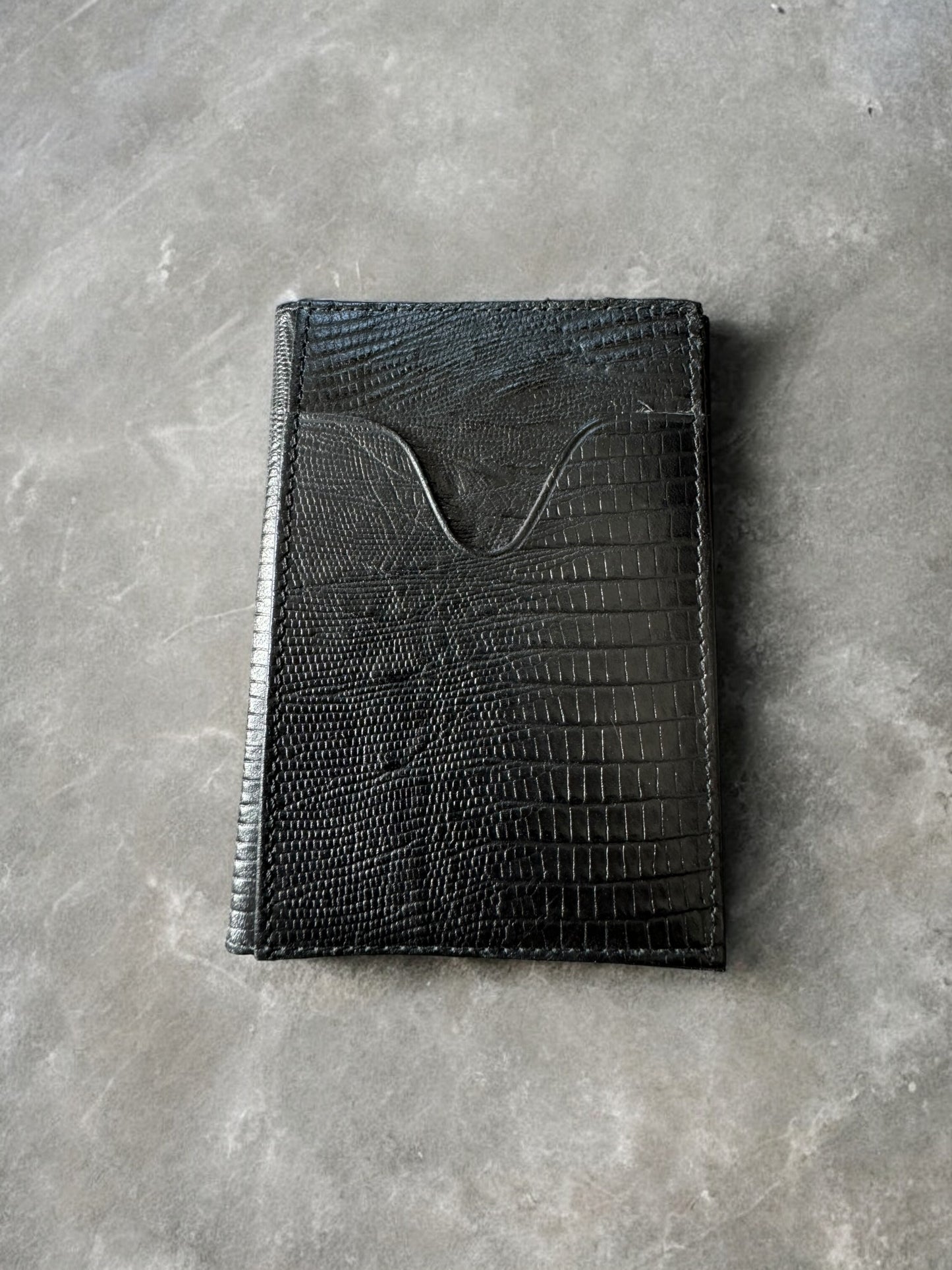 Vintage 1980's black leather CP Company bifold wallet