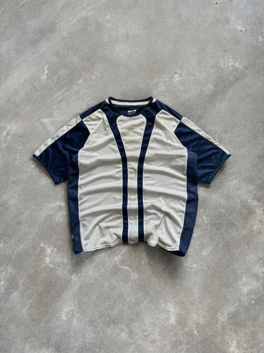 Vintage 2000's Umbro technical panelled mesh t shirt (L)