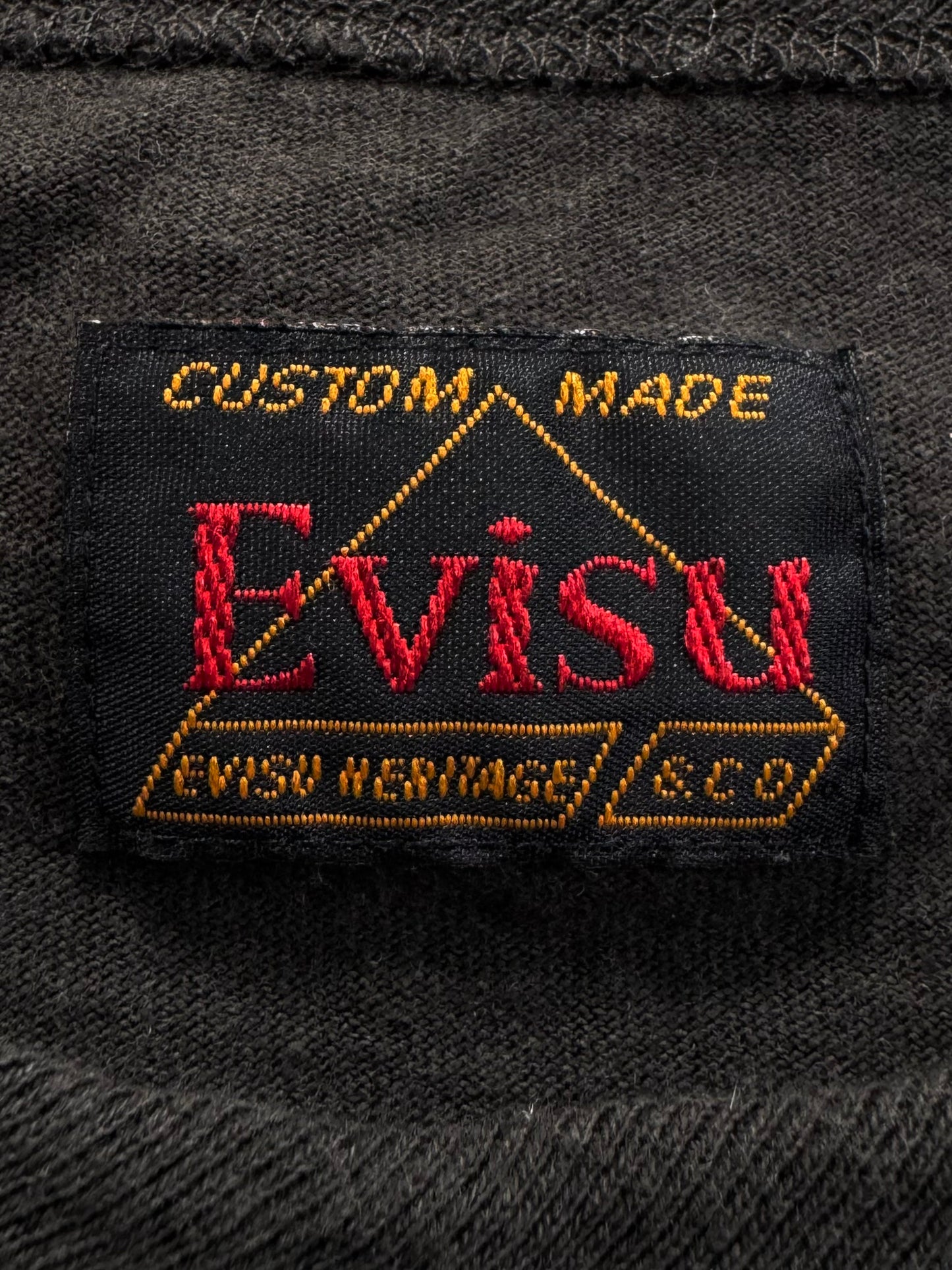 Vintage 90's Evisu embroidered
gull t shirt (S)