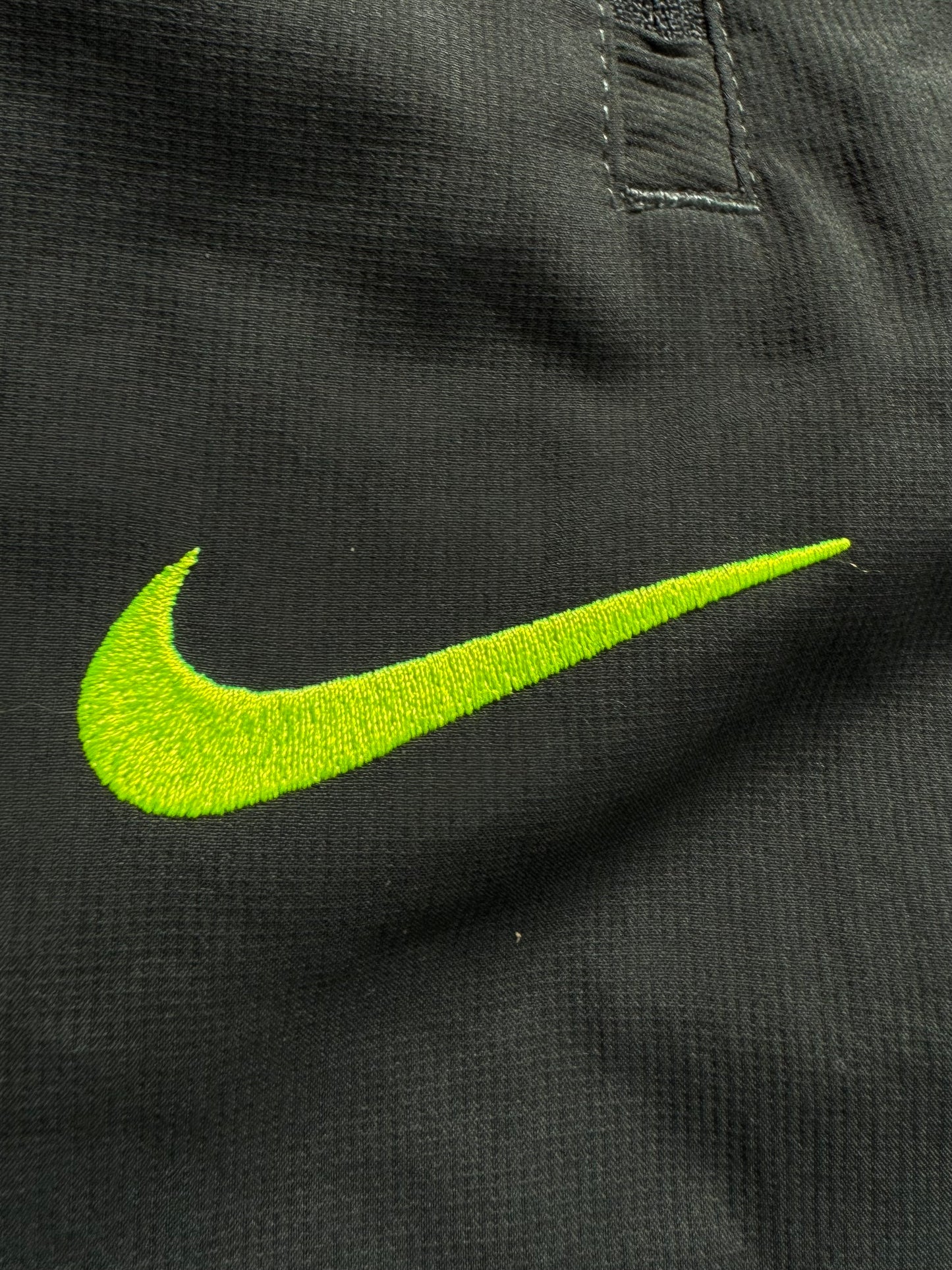 Vintage dark green and neon Nike Brazil football joggers/track pants (L)