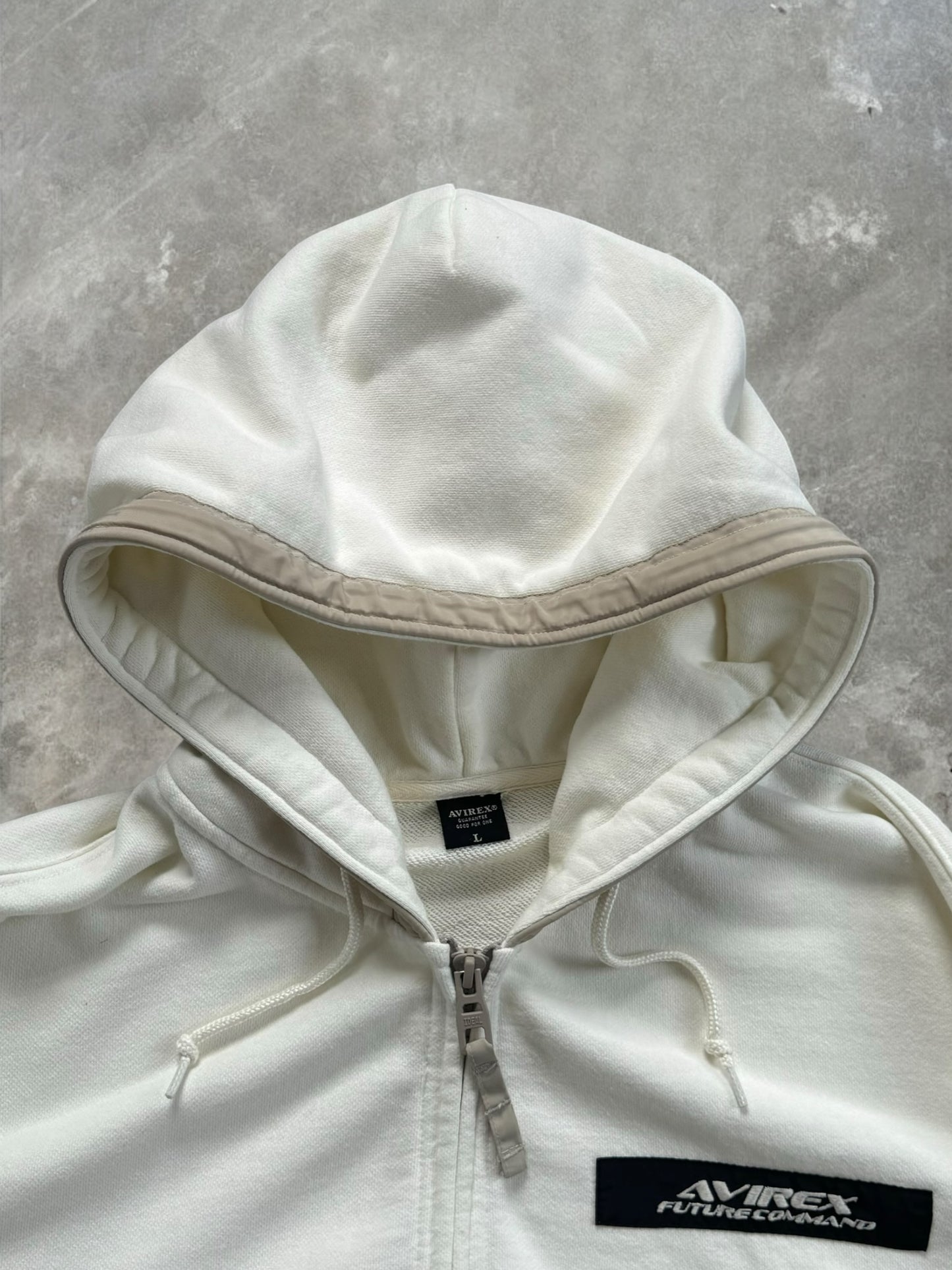 Vintage 2000's Avirex technical zip up hoodie (M)