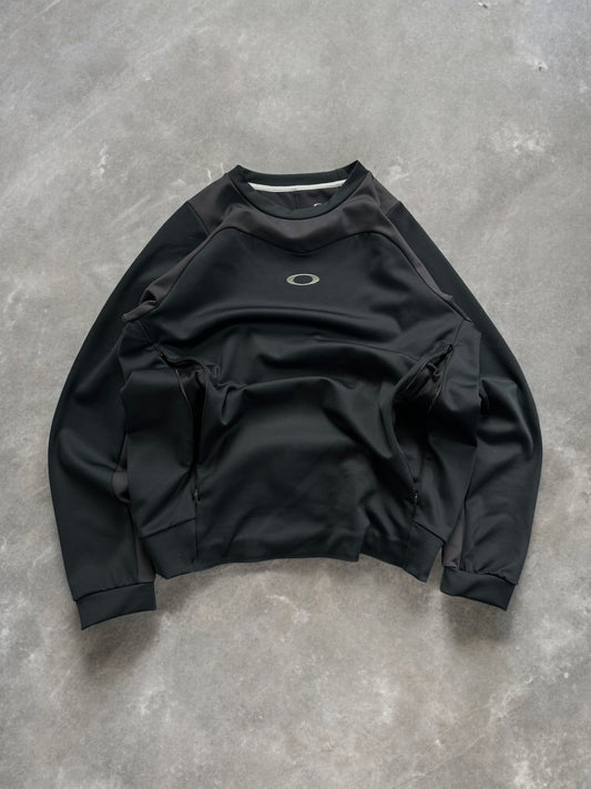 Oakley centre logo technical panelled jumper (L)