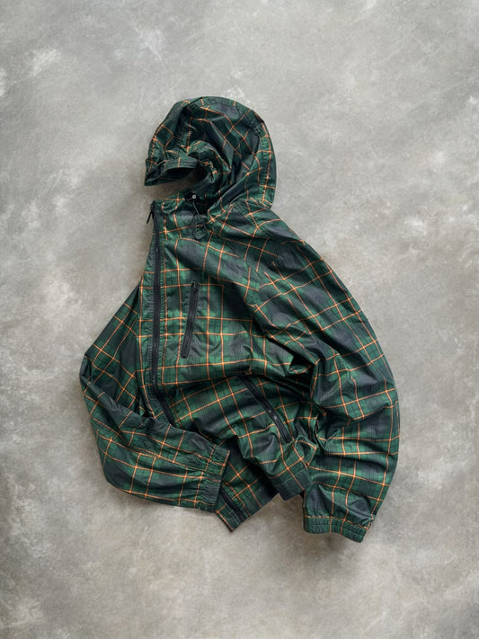 Vintage tartan / plaid technical jacket (M)