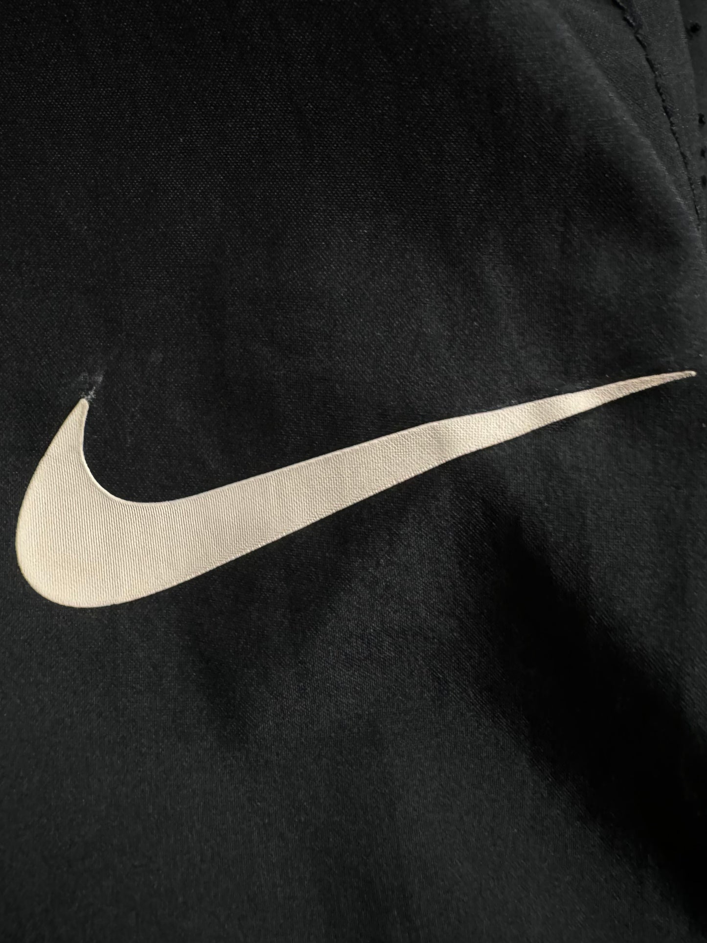 Vintage 2000's black Nike Manchester United football joggers/track pants (M)