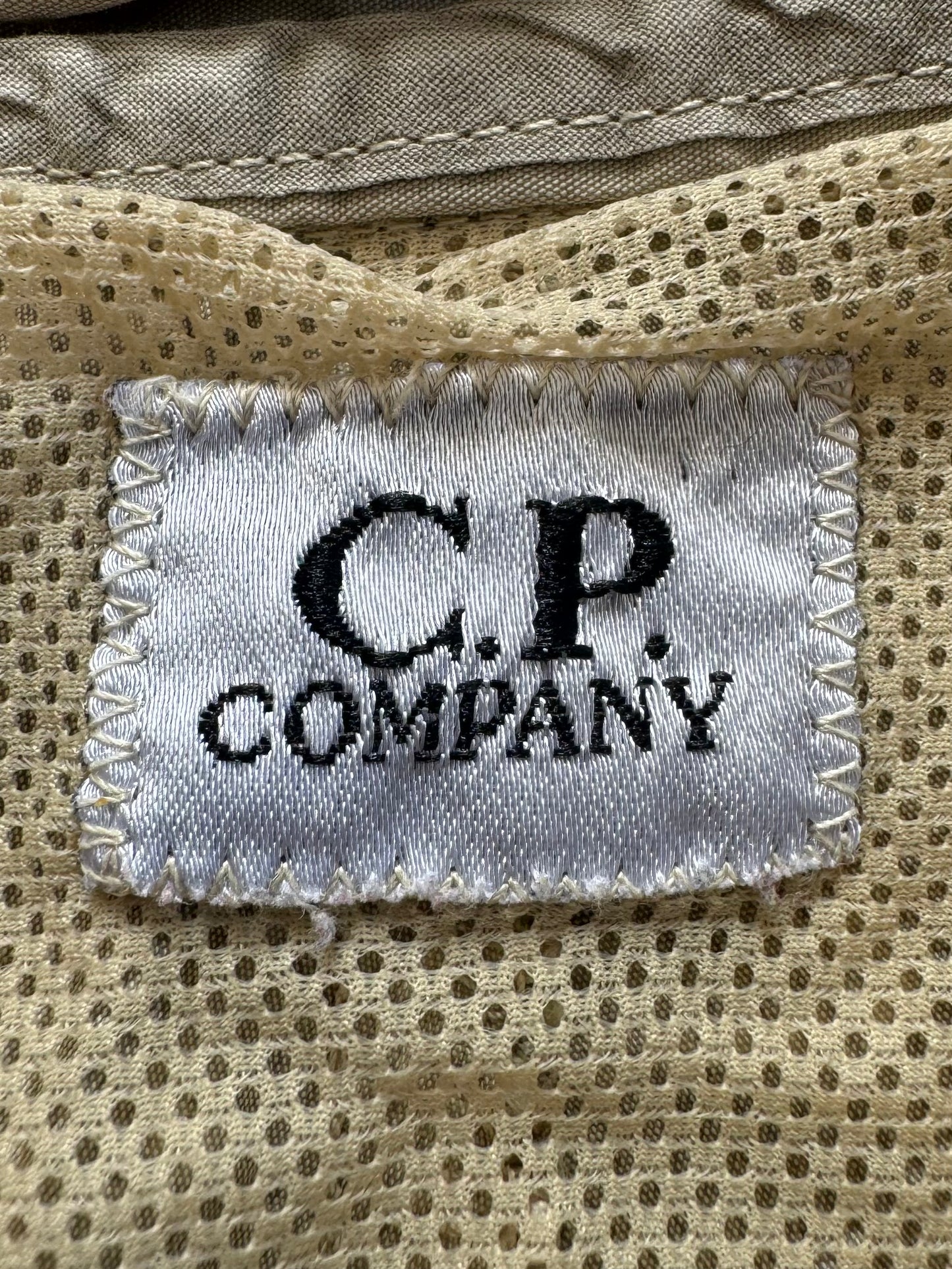 Vintage 90's cream / beige desert camo CP Company cargo shorts (M)