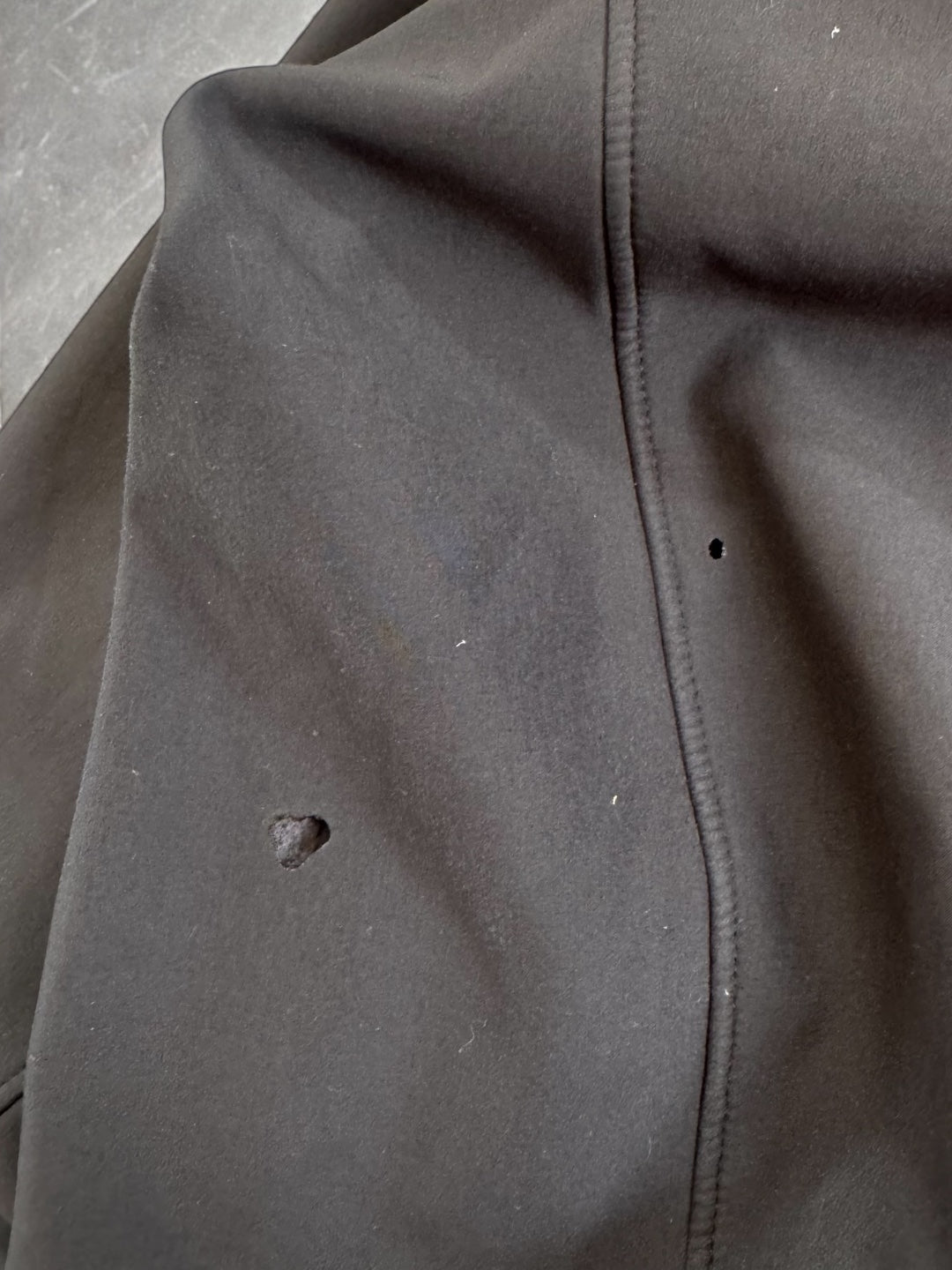 Vintage dark grey Montbell technical soft shell jacket (M)