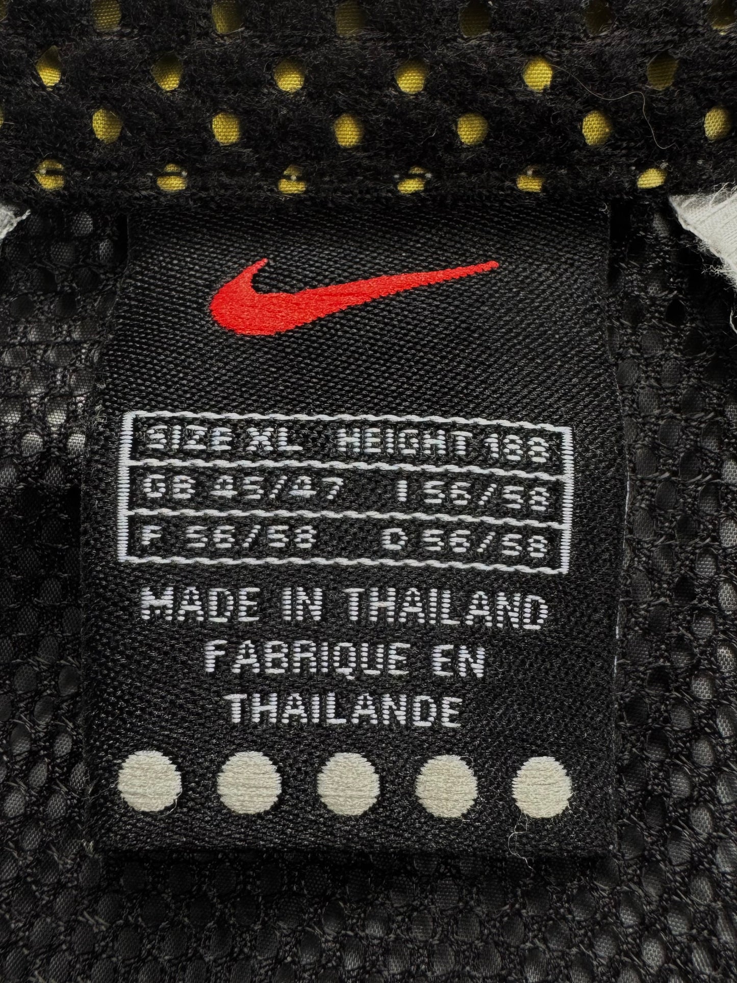 Vintage 90's grey black and white Nike technical jacket (XL)