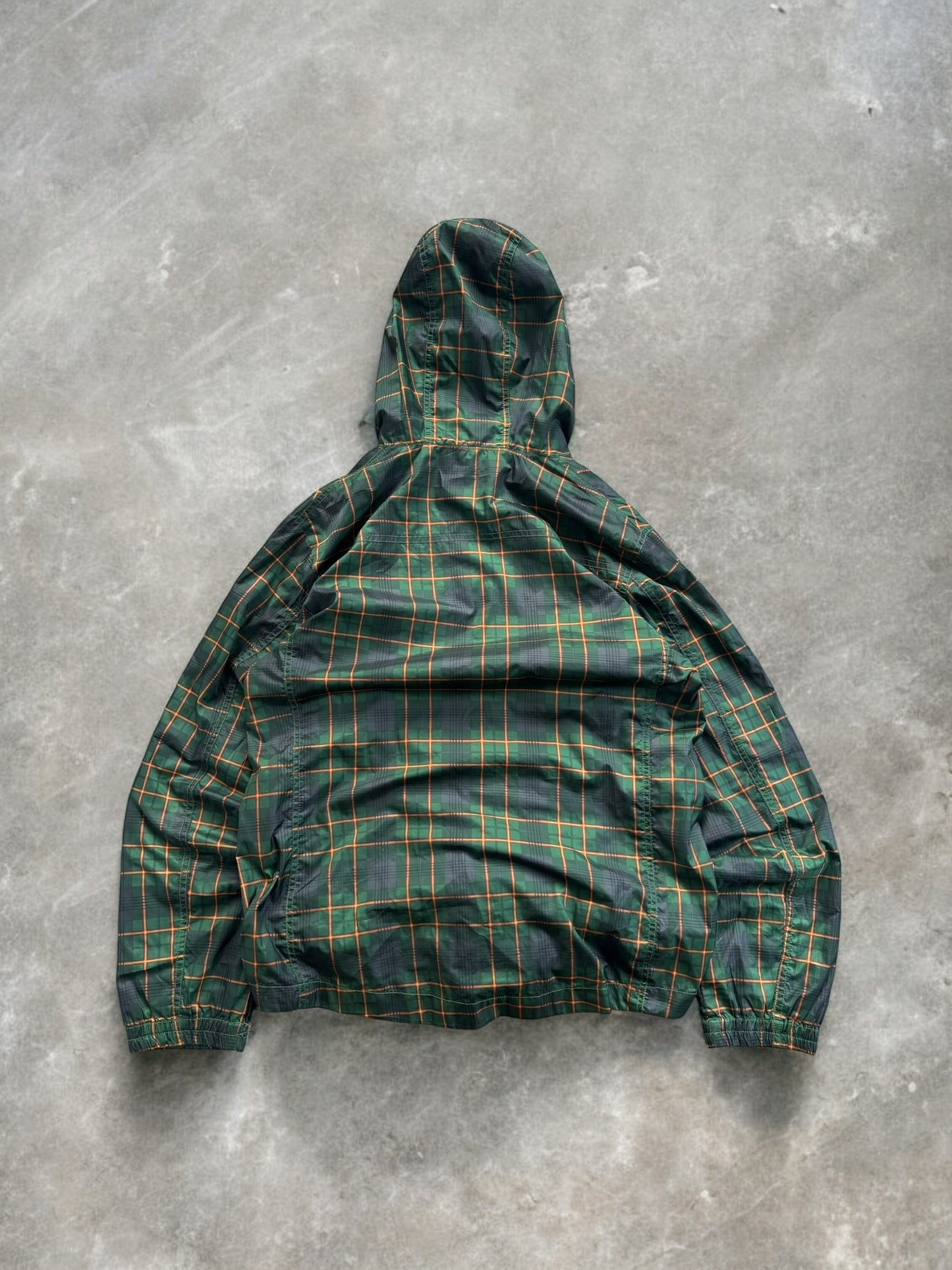 Vintage tartan / plaid technical jacket (M)