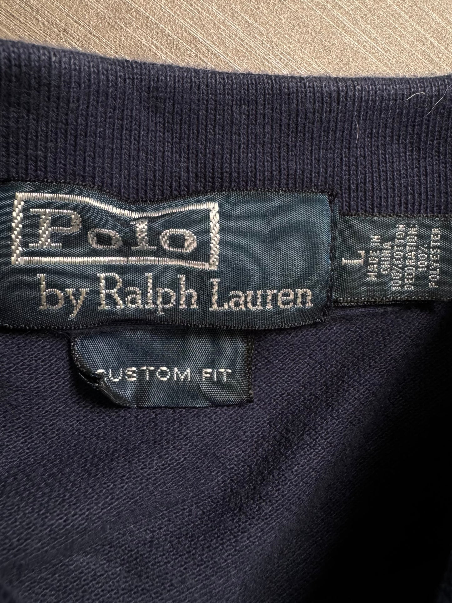 Vintage 2000's Ralph Lauren Ireland big pony country flag embroidered polo shirt (L)