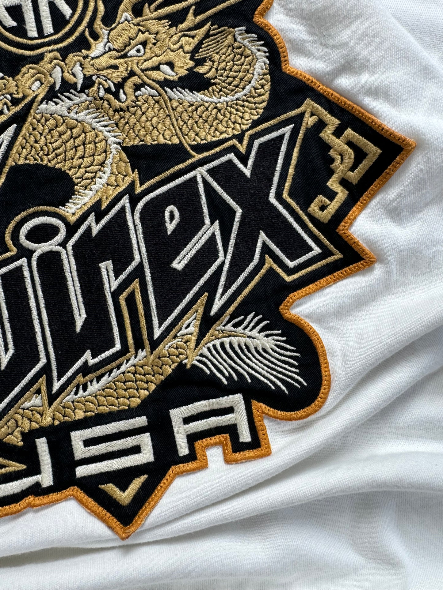 Vintage 2000's  Avirex dragon embroidered long sleeve t shirt (M)