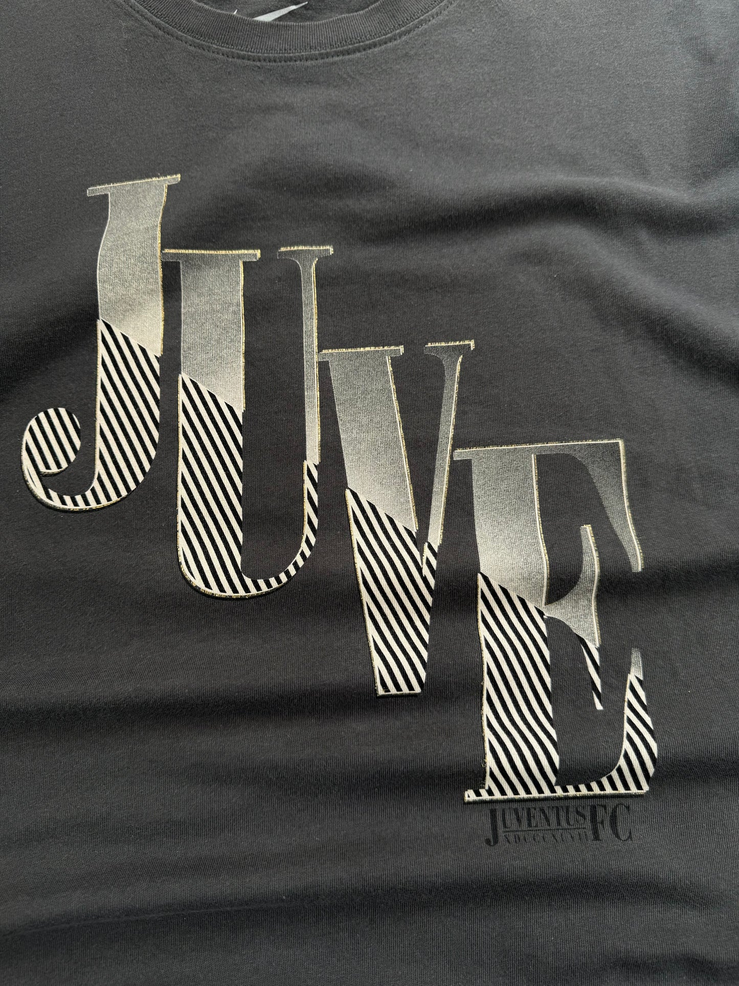 Vintage grey Nike Juventus football graphic t shirt (XL)