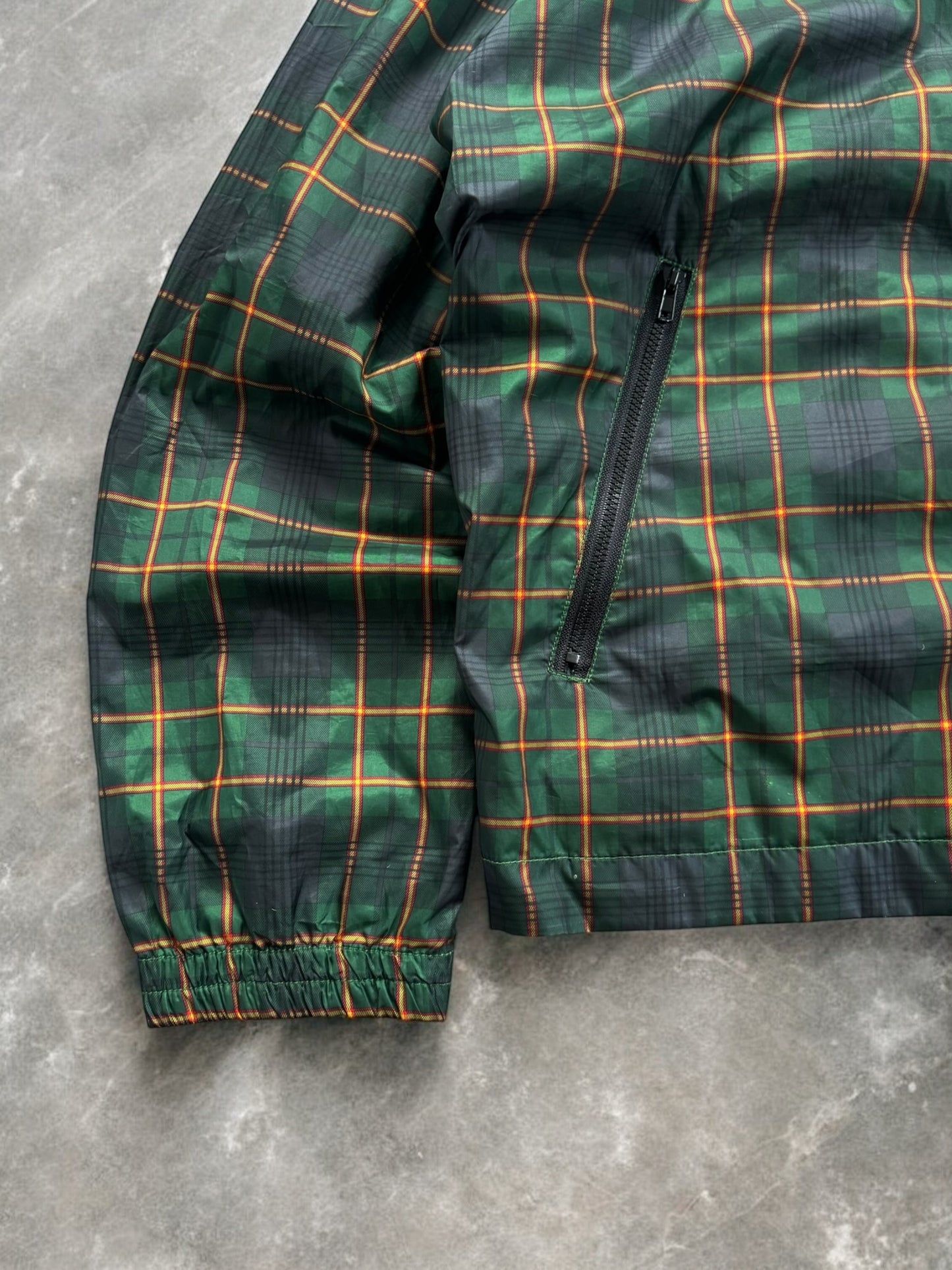 Vintage tartan / plaid technical jacket (M)