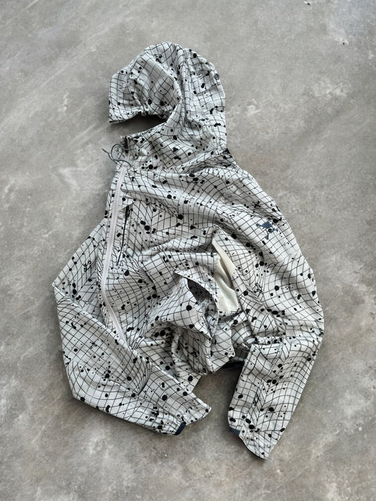 Vintage 2000's checkered snow camo Oakley technical jacket (S)