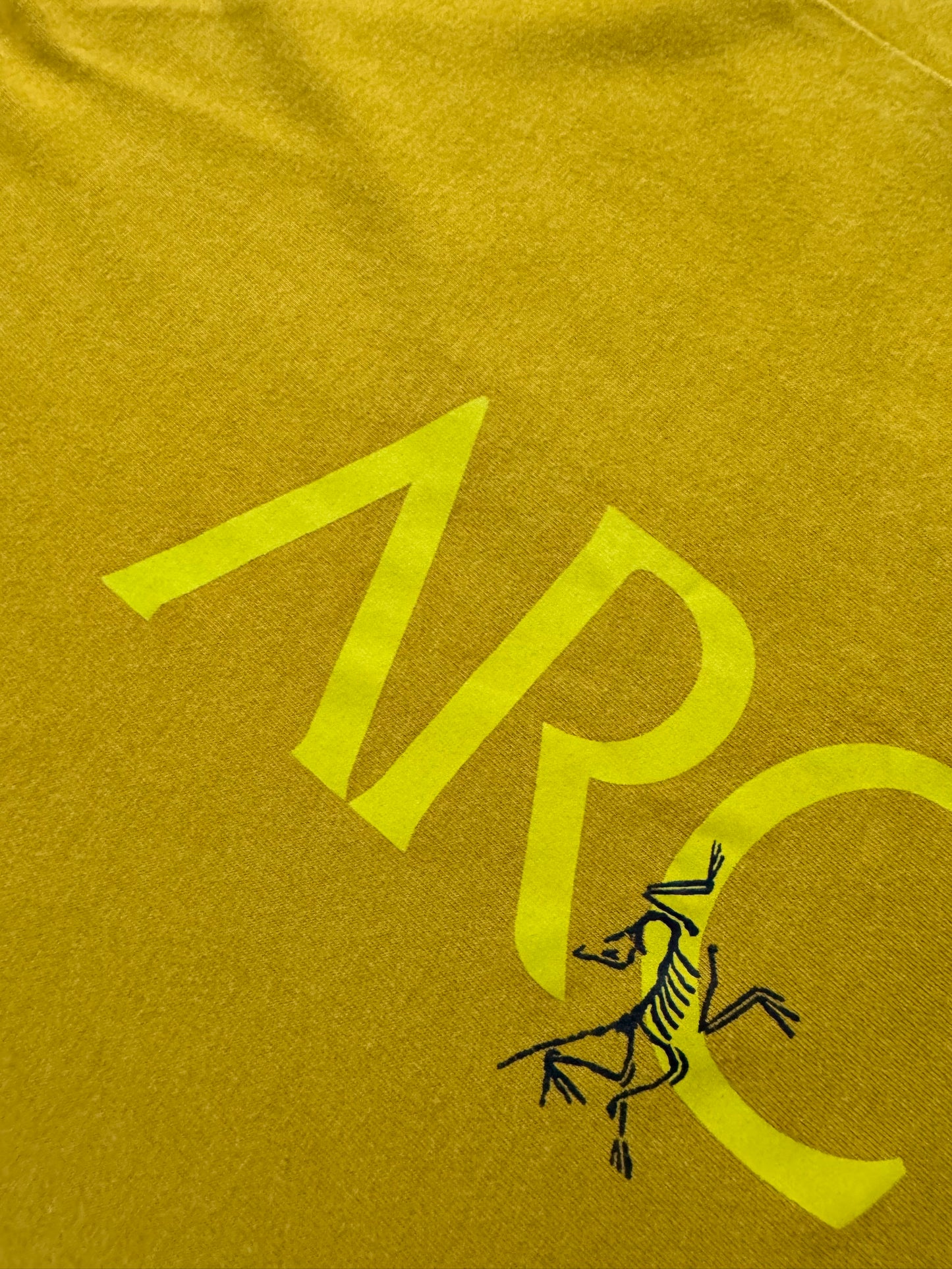 Vintage Arctery two tone graphic print t shirt (XL)