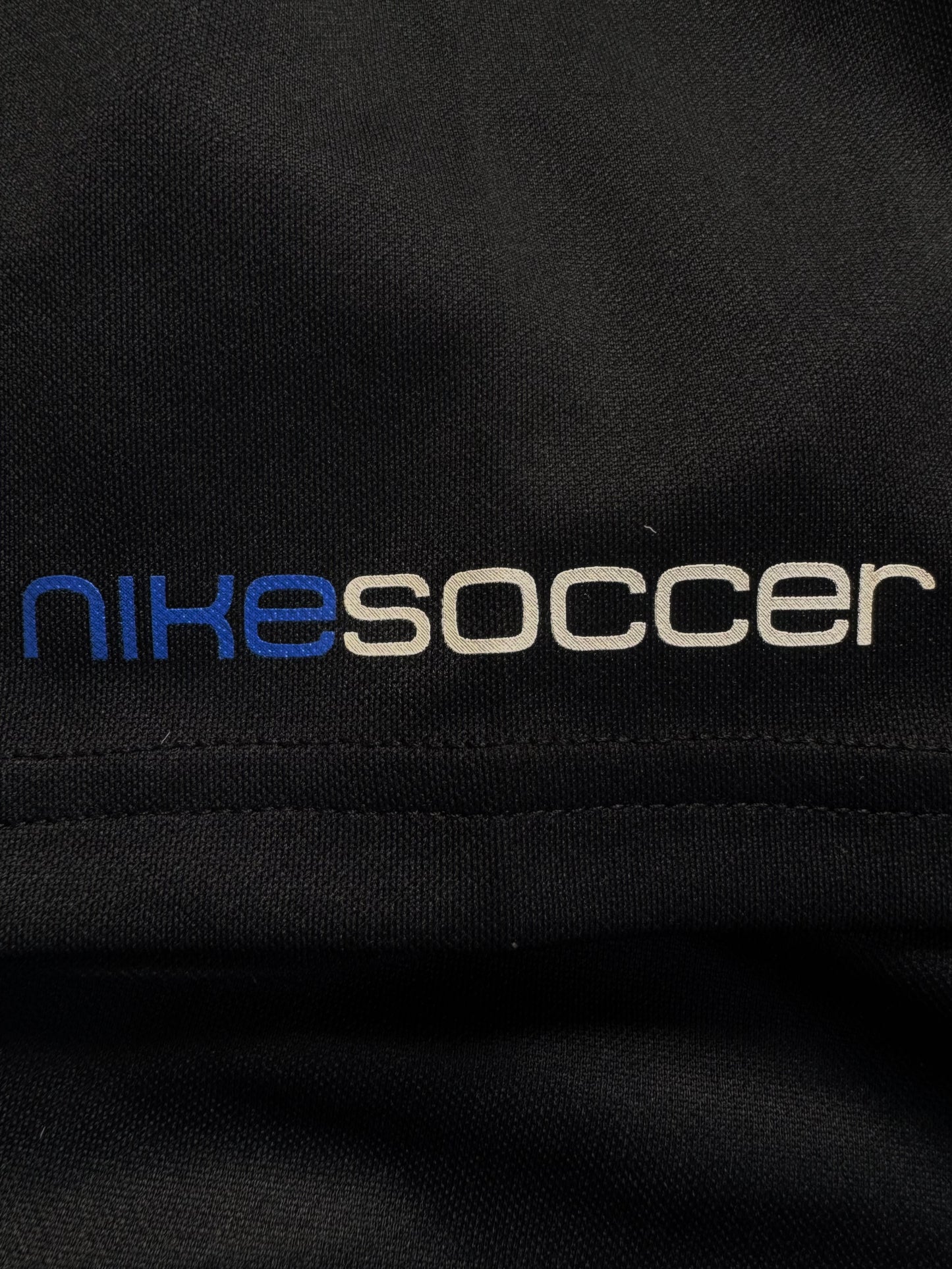 Vintage 2000's Nike T90 swoosh crest logo printed graphic two tone t shirt (M)